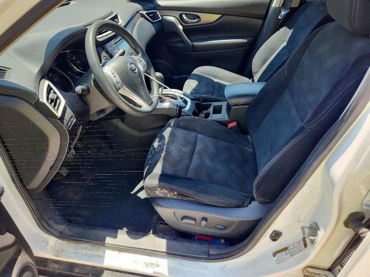 2014 Nissan Rogue Sv White vin: 5N1AT2MV9EC807891