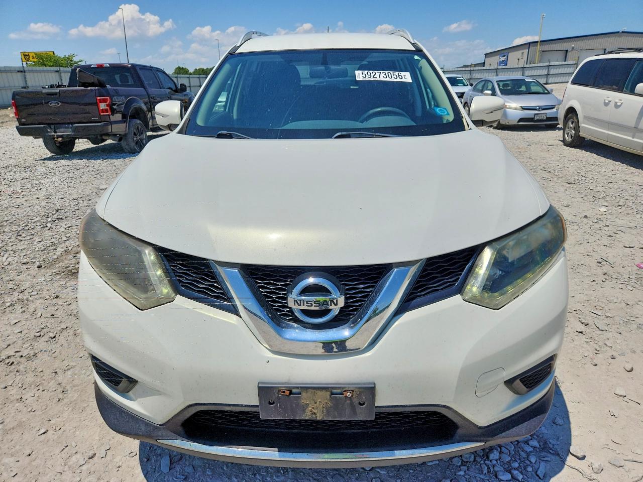 2014 Nissan Rogue Sv White vin: 5N1AT2MV9EC807891