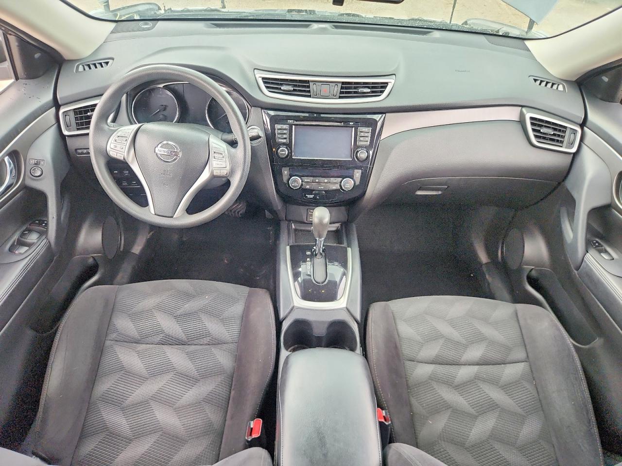2014 Nissan Rogue Sv Gray vin: 5N1AT2MV9EC818809