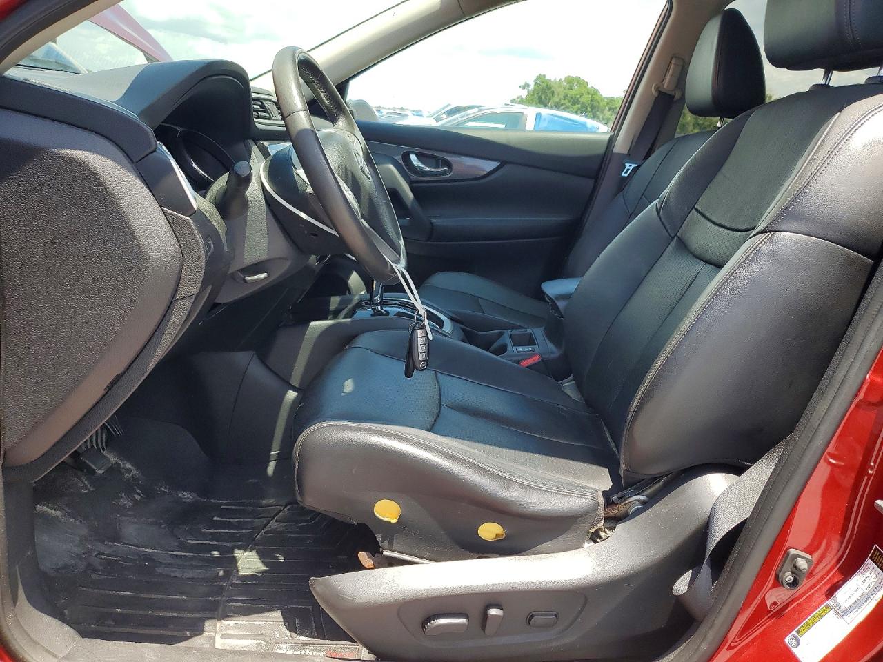 2014 Nissan Rogue Sl Красный vin: 5N1AT2MV9EC828594