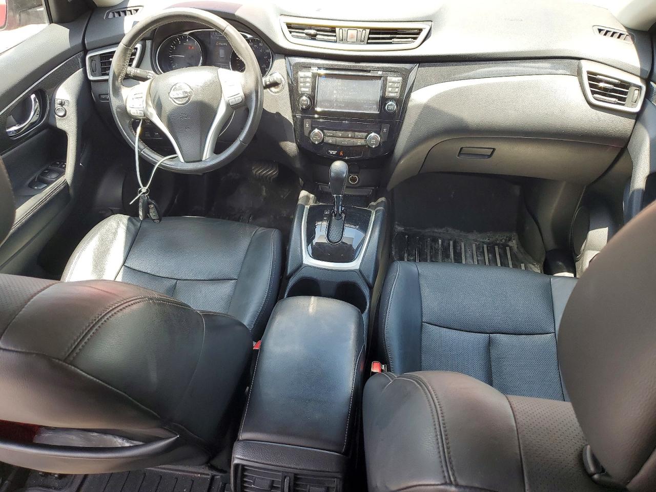 2014 Nissan Rogue Sl Красный vin: 5N1AT2MV9EC828594