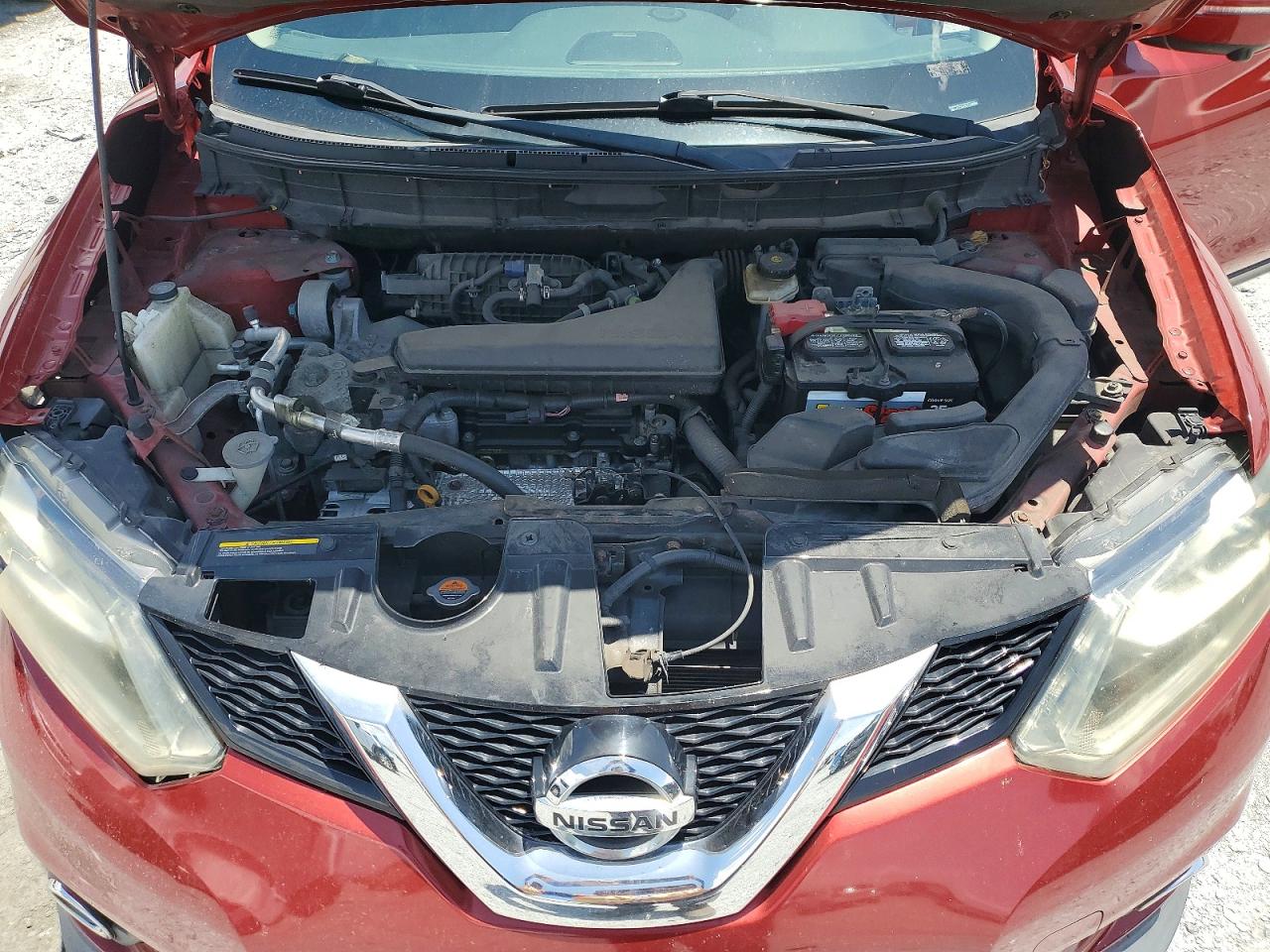 2014 Nissan Rogue Sl Красный vin: 5N1AT2MV9EC828594