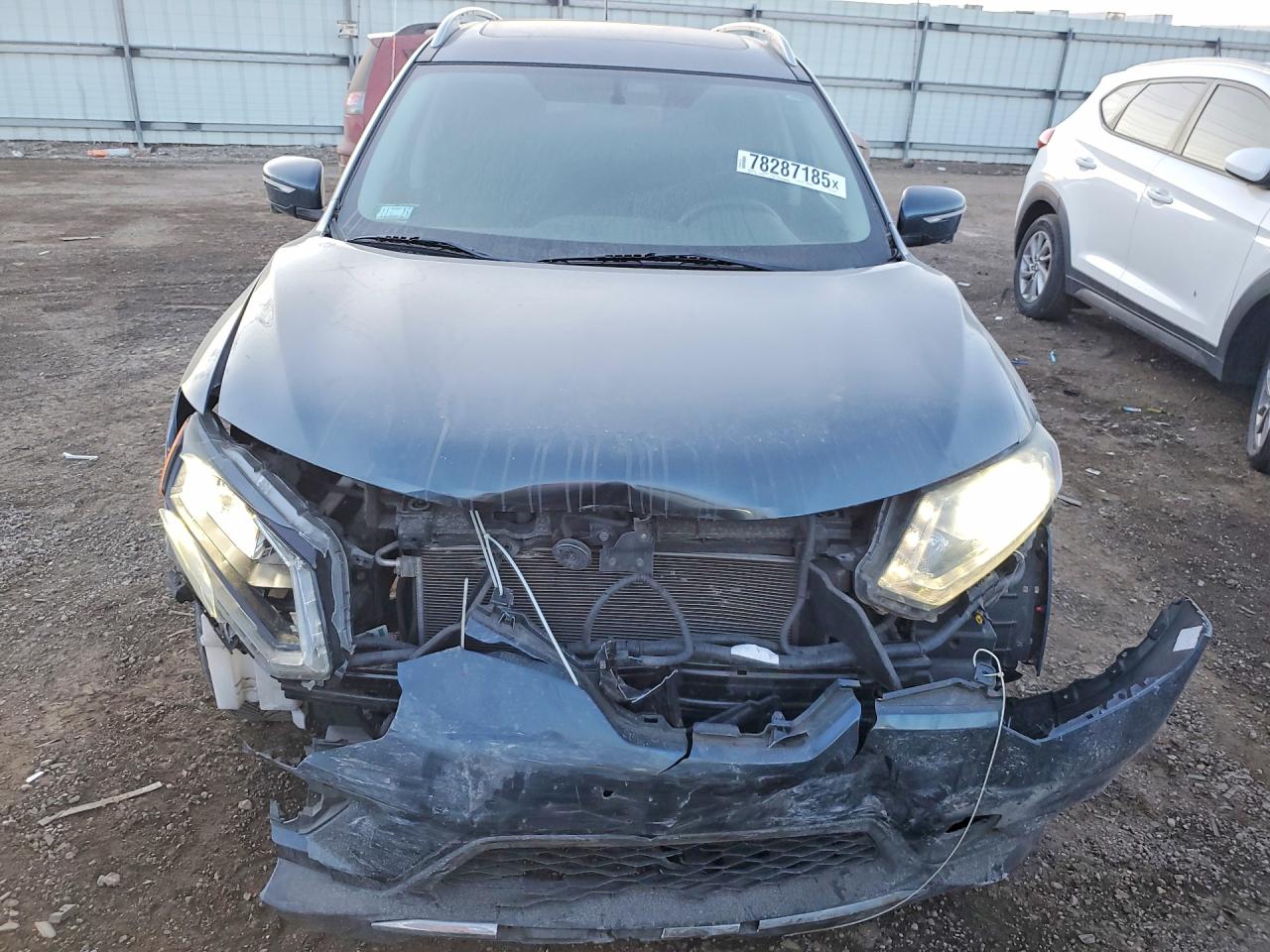 2014 Nissan Rogue S Charcoal vin: 5N1AT2MV9EC835383