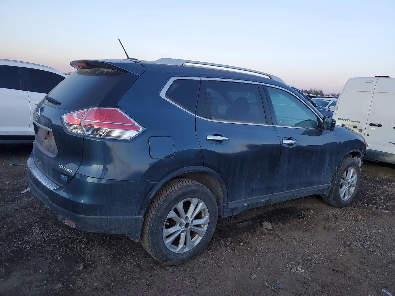 2014 Nissan Rogue S Charcoal vin: 5N1AT2MV9EC835383