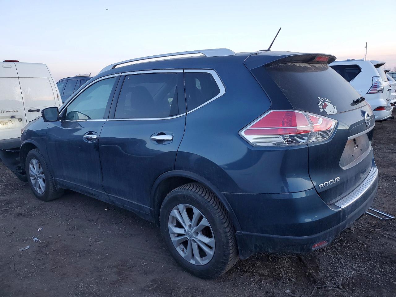 2014 Nissan Rogue S Charcoal vin: 5N1AT2MV9EC835383