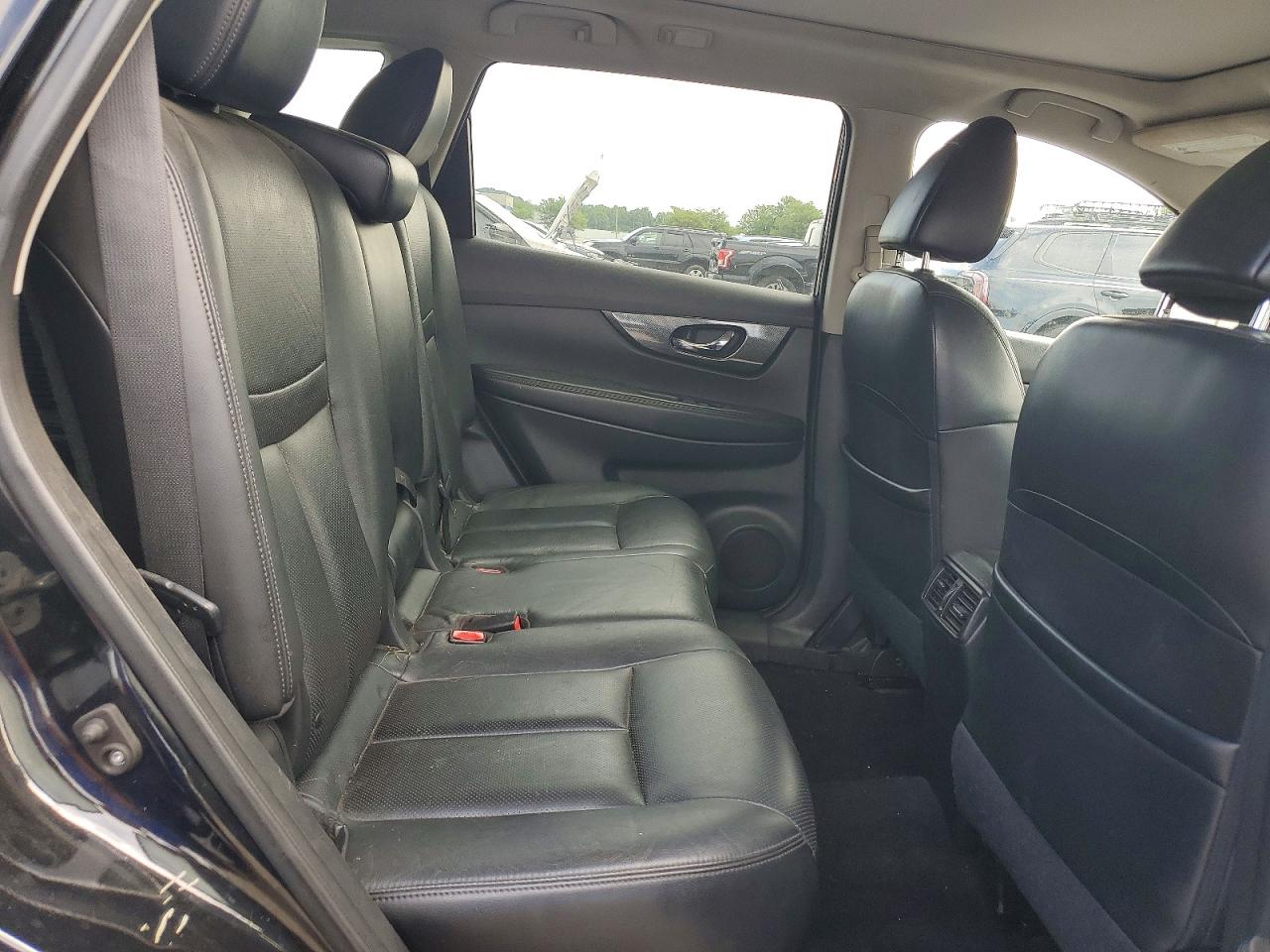 2014 Nissan Rogue Sl Black vin: 5N1AT2MV9EC846450