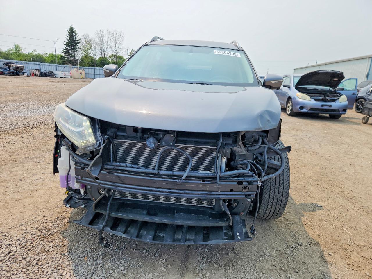 2014 Nissan Rogue S Gray vin: 5N1AT2MV9EC846688