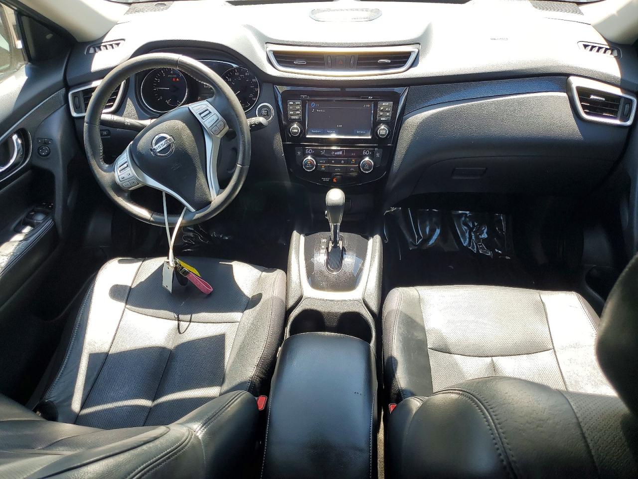 2014 Nissan Rogue Sl Silver vin: 5N1AT2MV9EC850725