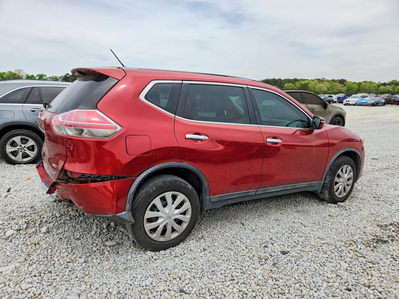 2014 Nissan Rouge Red vin: 5N1AT2MV9EC852068