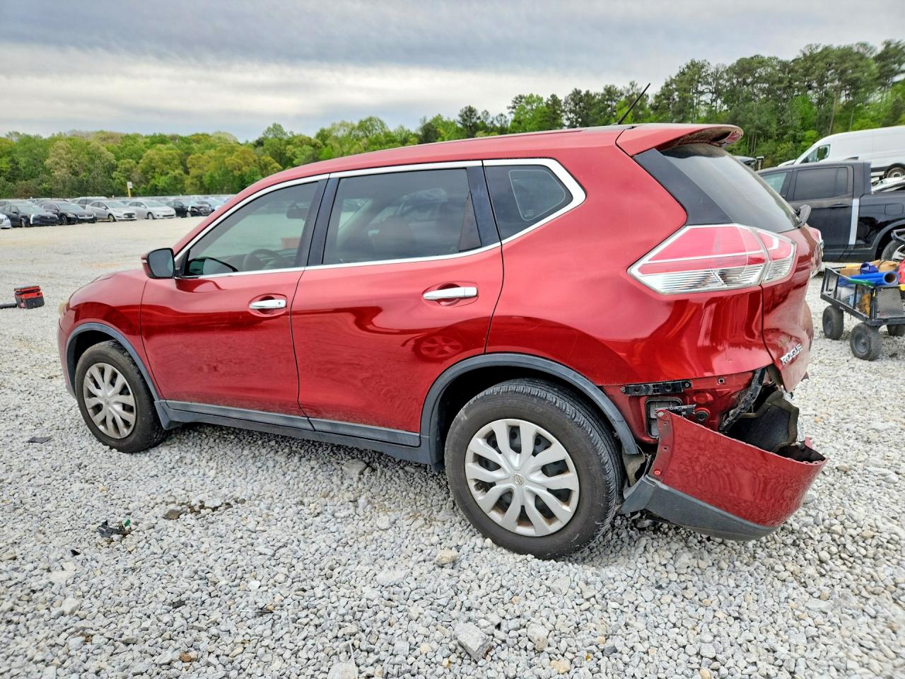 2014 Nissan Rouge Red vin: 5N1AT2MV9EC852068