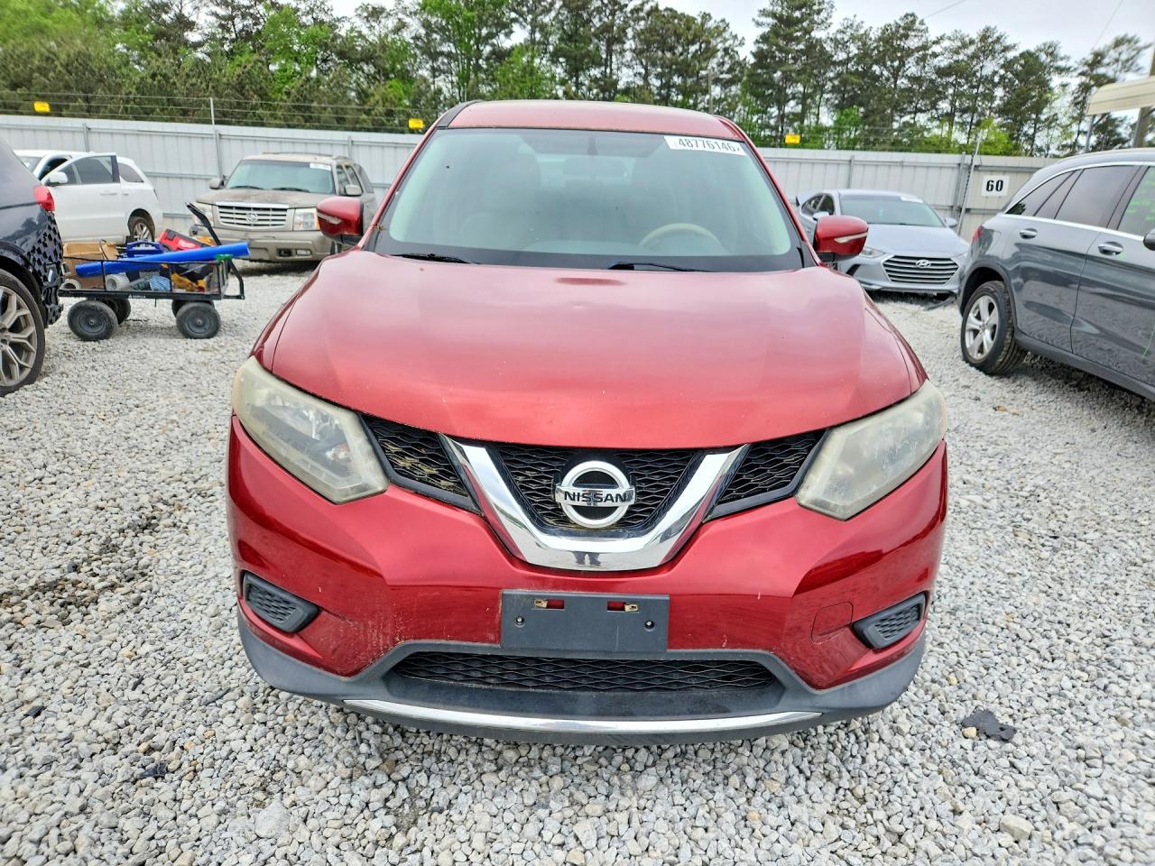 2014 Nissan Rouge Red vin: 5N1AT2MV9EC852068