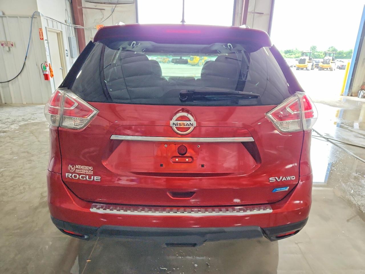 2014 Nissan Rogue Sv Maroon vin: 5N1AT2MV9EC852569