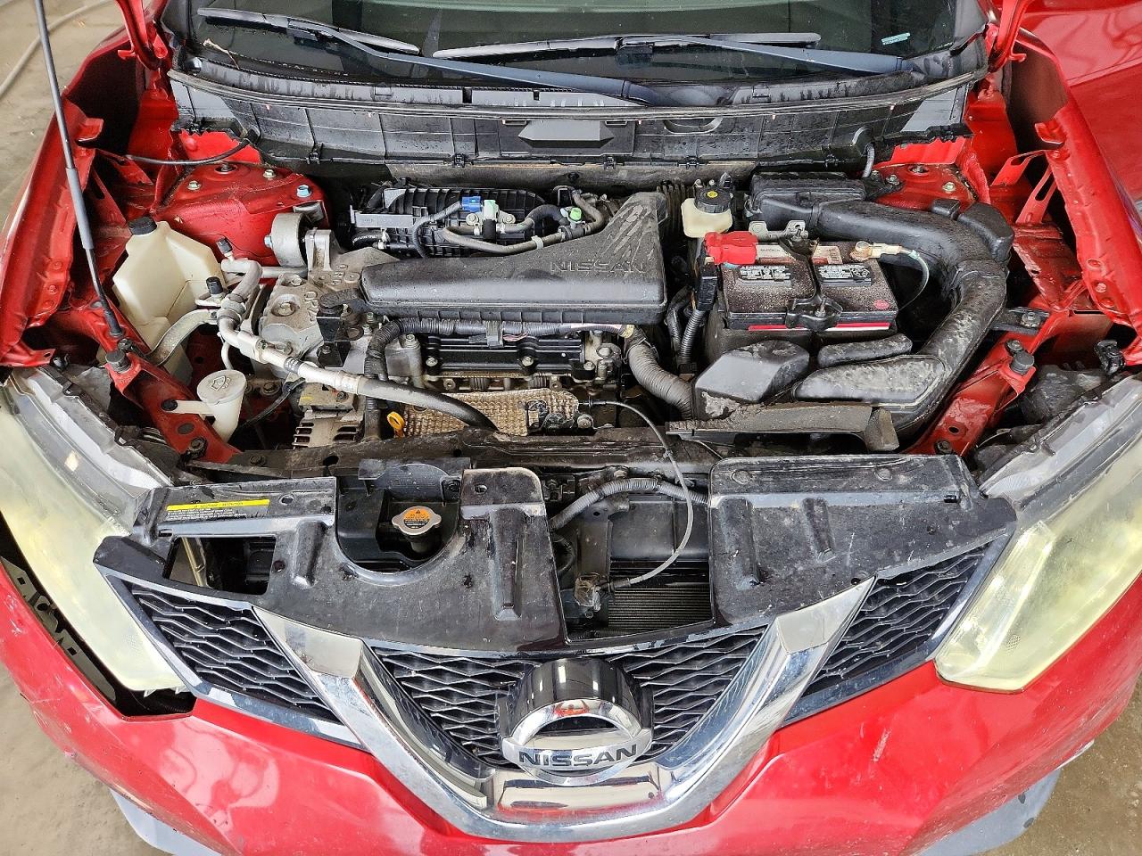 2014 Nissan Rogue Sv Maroon vin: 5N1AT2MV9EC852569