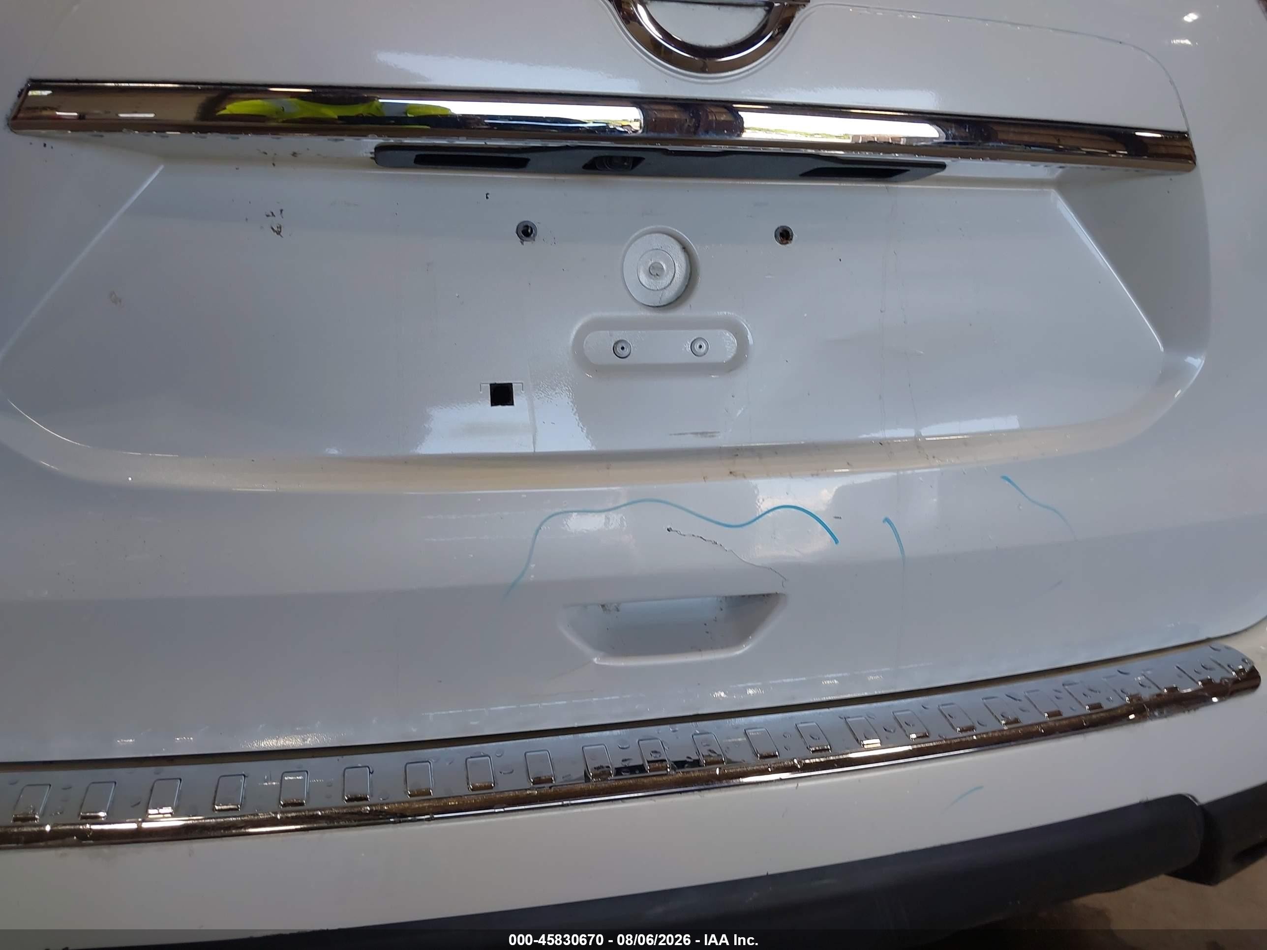 2014 Nissan Rogue Sv White vin: 5N1AT2MV9EC853222