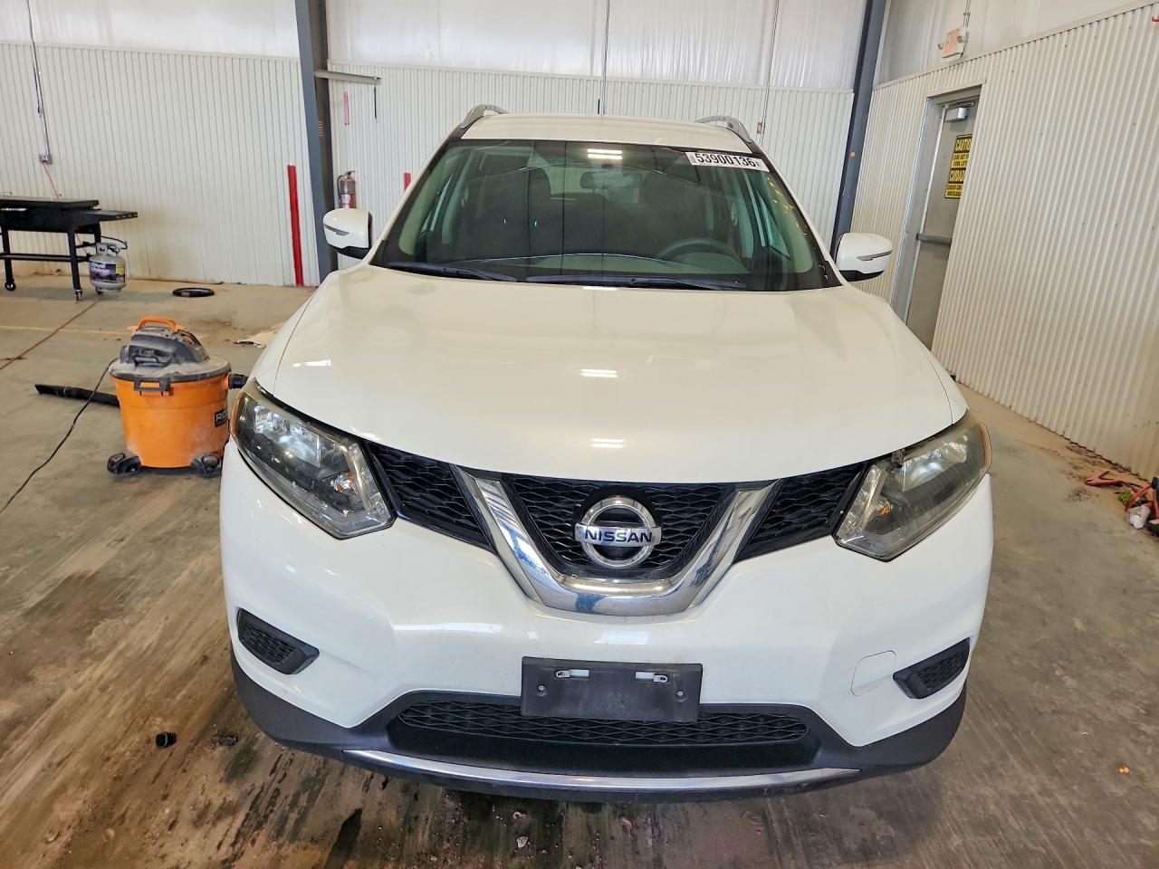 2014 Nissan Rogue Sv White vin: 5N1AT2MV9EC854032