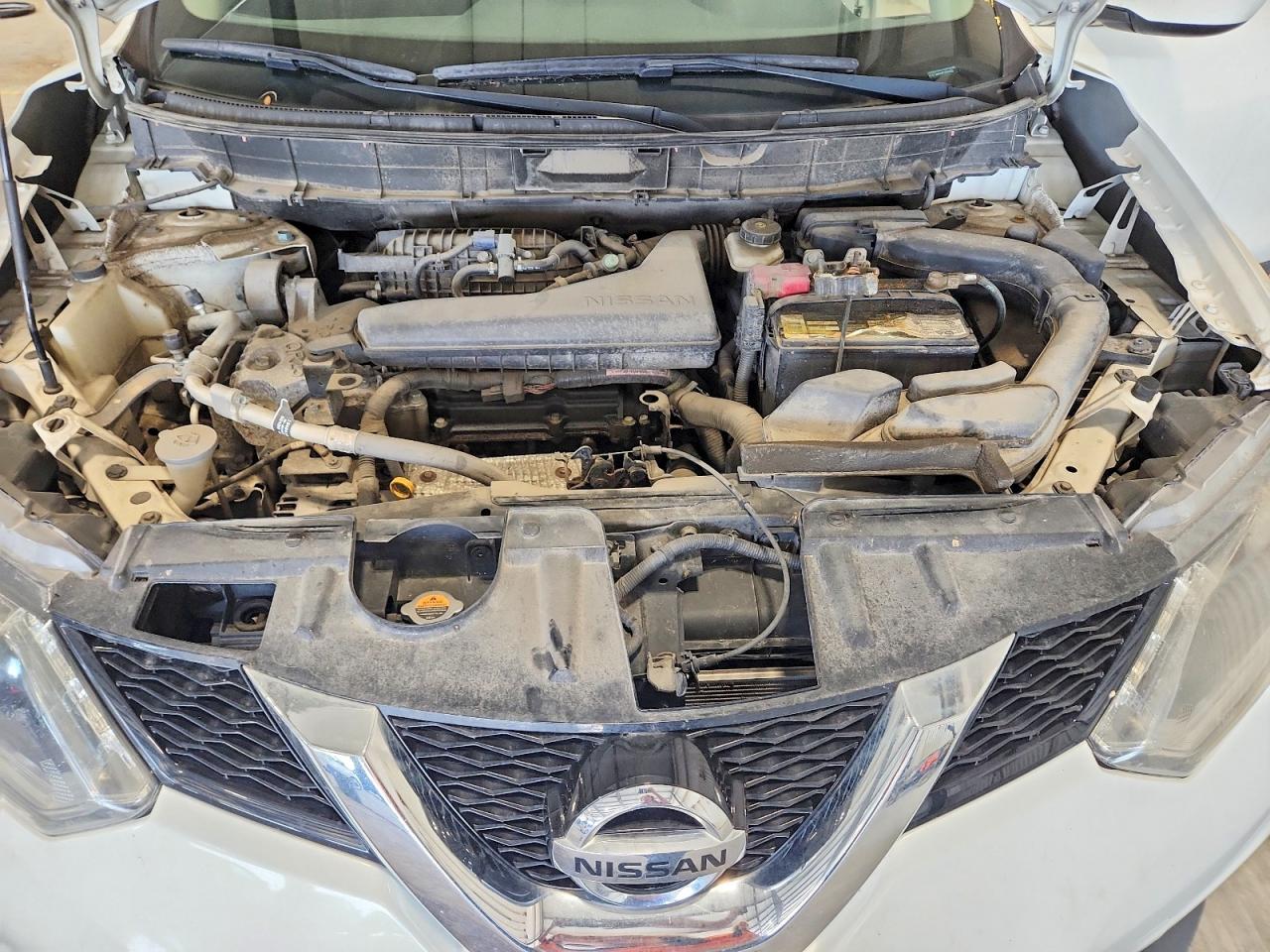 2014 Nissan Rogue Sv White vin: 5N1AT2MV9EC854032