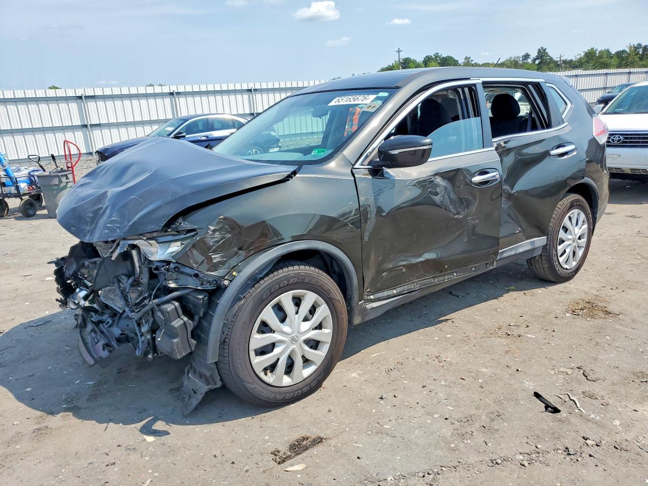 2014 Nissan Rogue S Charcoal vin: 5N1AT2MV9EC856895