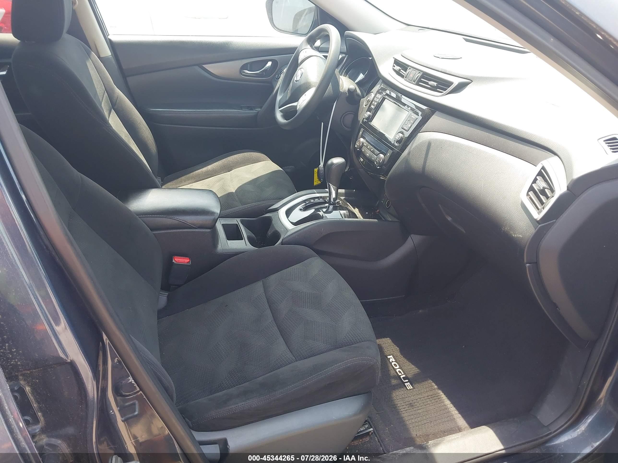 2014 Nissan Rogue S/sl/sv Синий vin: 5N1AT2MV9EC857576