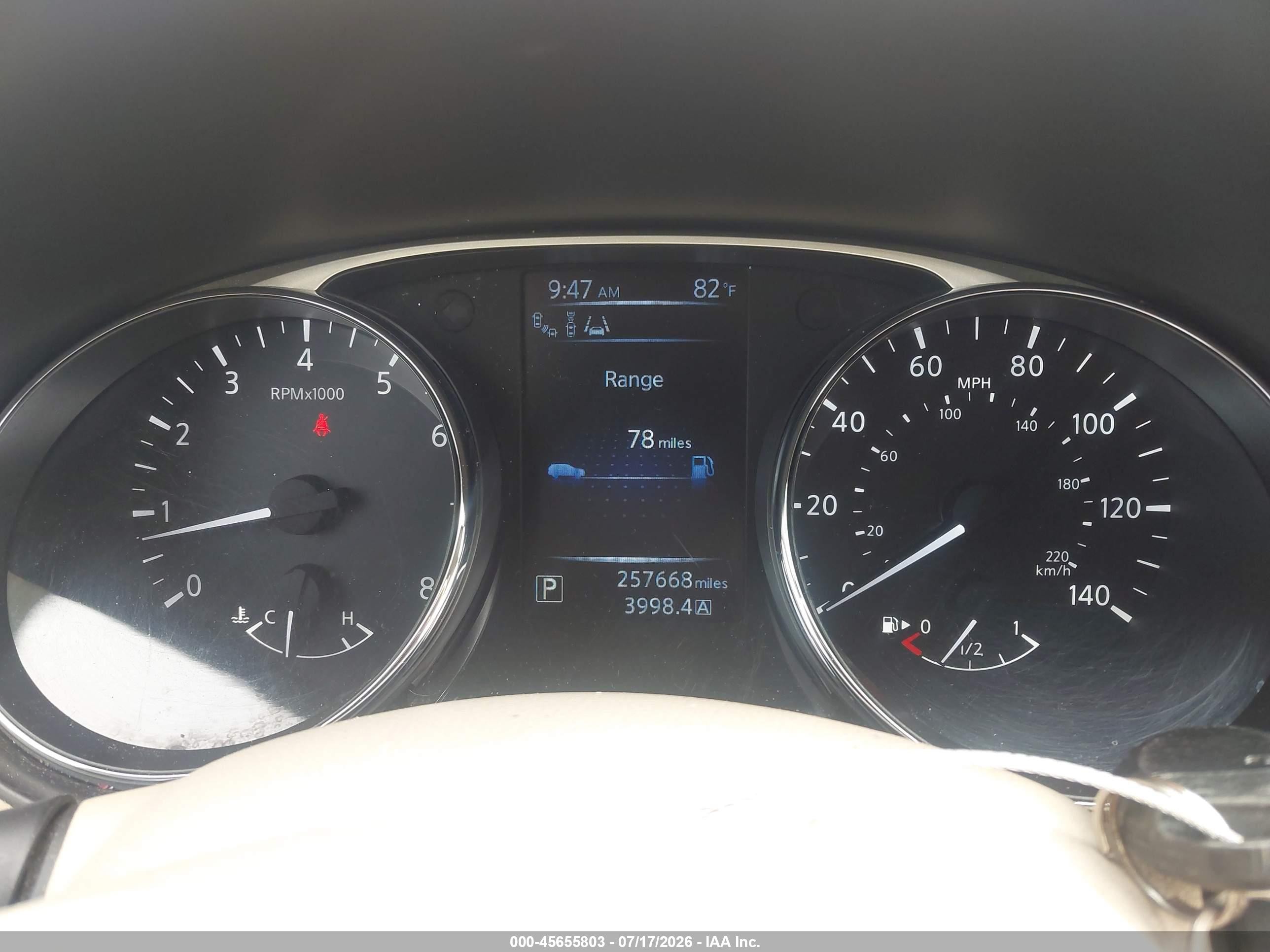 2015 Nissan Rogue Sl Blue vin: 5N1AT2MV9FC766616