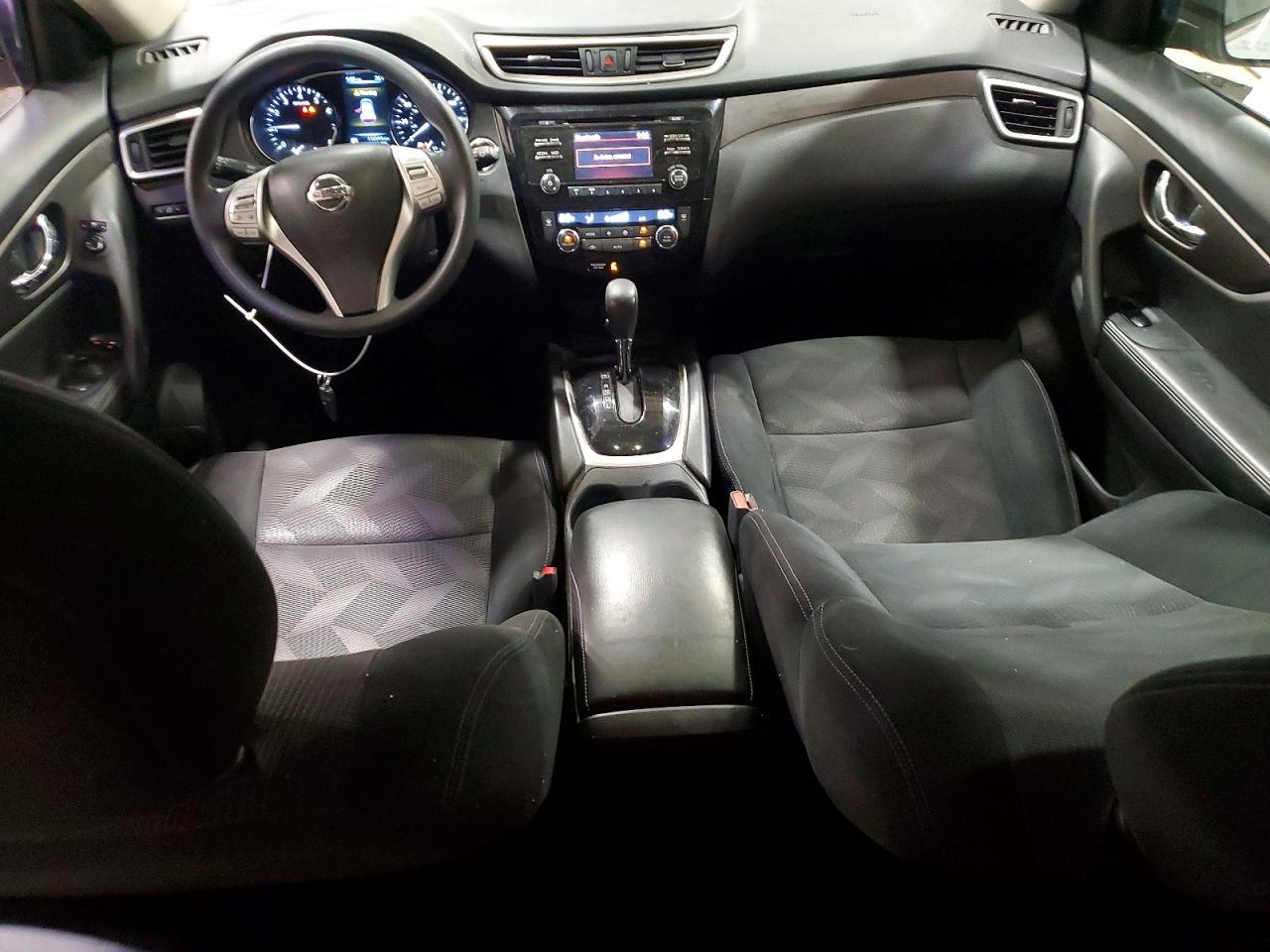 2015 Nissan Rogue Sv Silver vin: 5N1AT2MV9FC770424