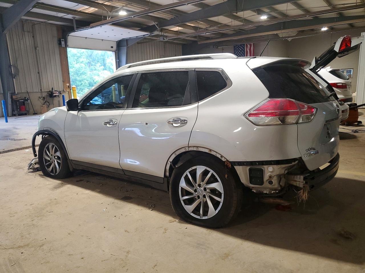 2015 Nissan Rogue Sl Silver vin: 5N1AT2MV9FC770472