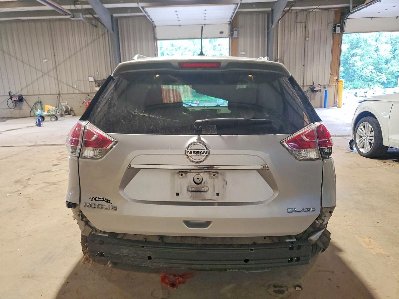 2015 Nissan Rogue Sl Silver vin: 5N1AT2MV9FC770472