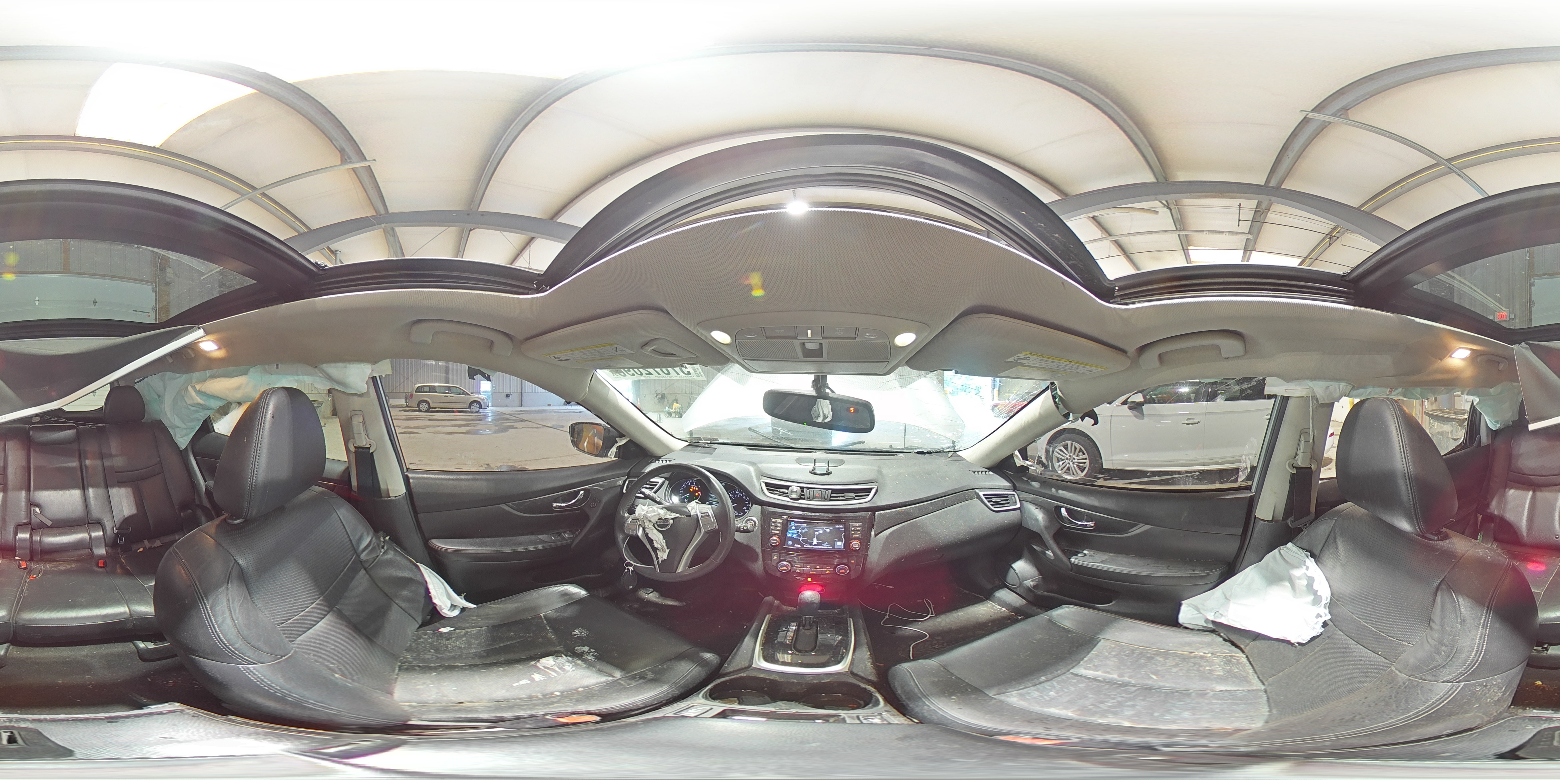 2015 Nissan Rogue Sl Silver vin: 5N1AT2MV9FC770472
