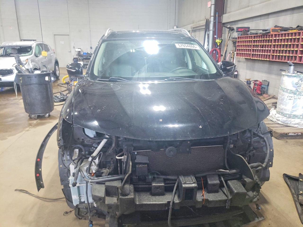 2015 Nissan Rogue Sl Black vin: 5N1AT2MV9FC779494