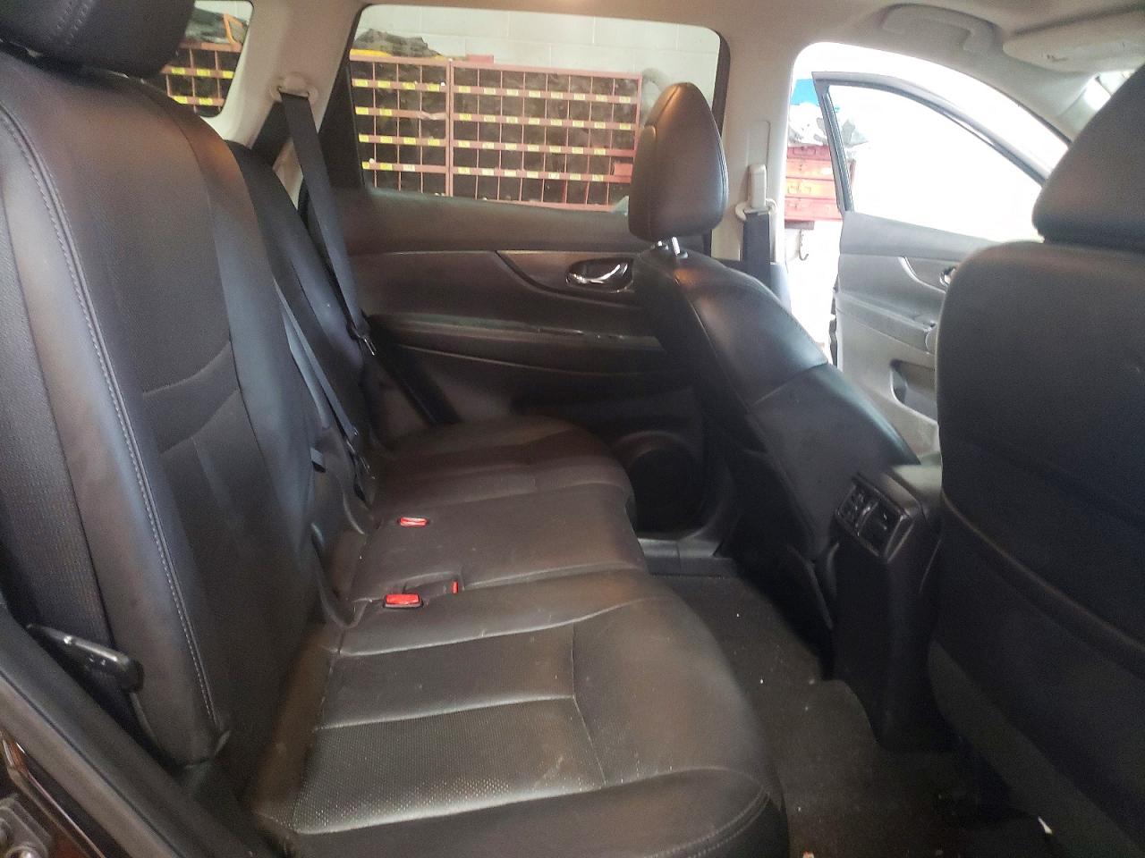 2015 Nissan Rogue Sl Black vin: 5N1AT2MV9FC779494