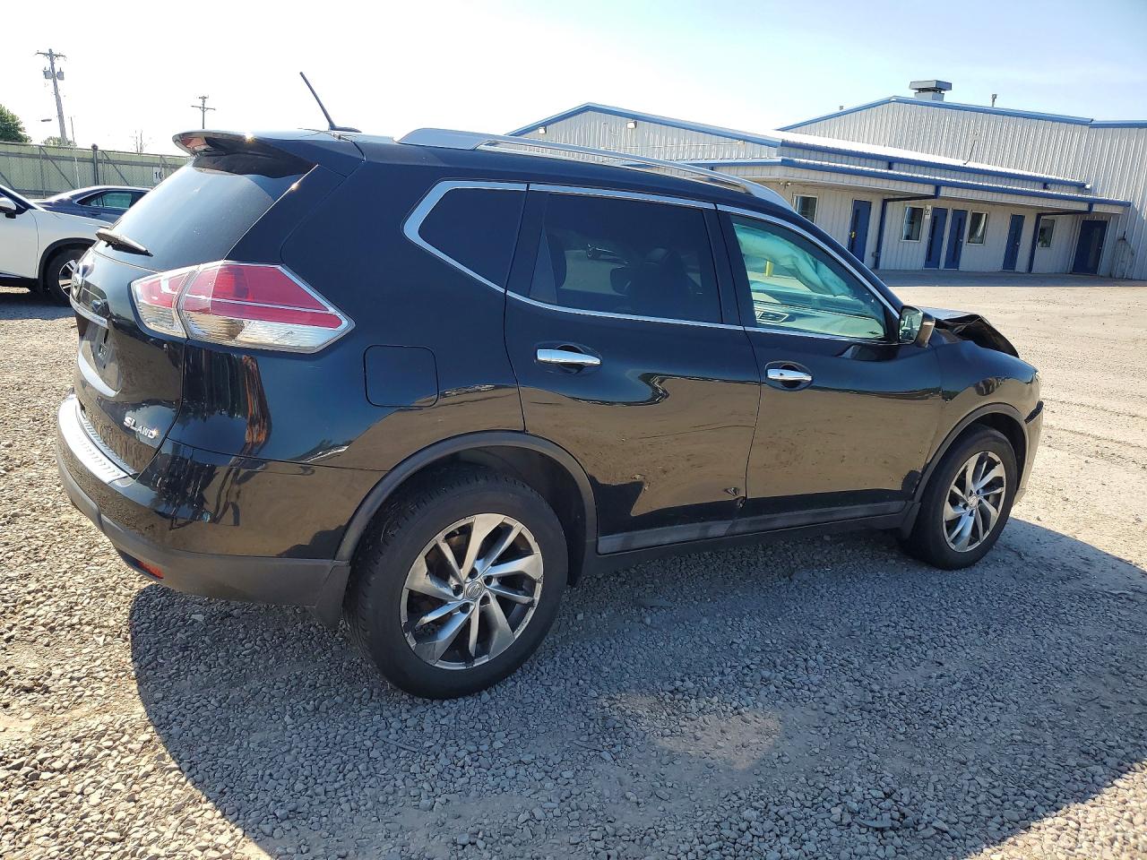 2015 Nissan Rogue Sl Черный vin: 5N1AT2MV9FC779723