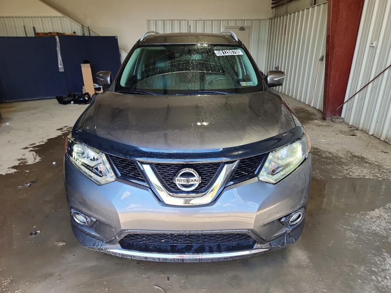 2015 Nissan Rogue Sl Gray vin: 5N1AT2MV9FC792519