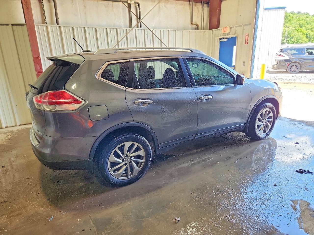 2015 Nissan Rogue Sl Gray vin: 5N1AT2MV9FC792519