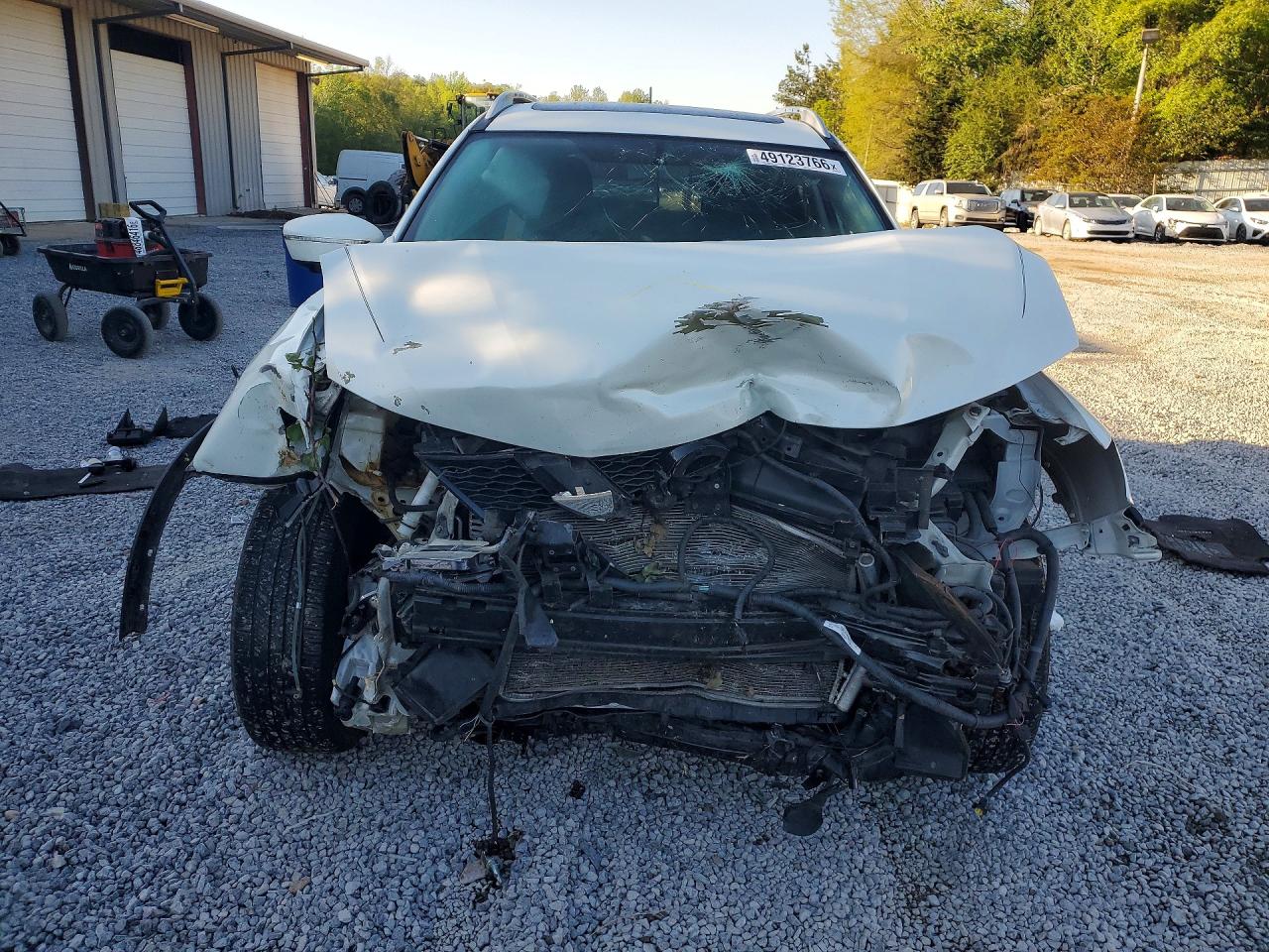 2015 Nissan Rogue Sl White vin: 5N1AT2MV9FC797395