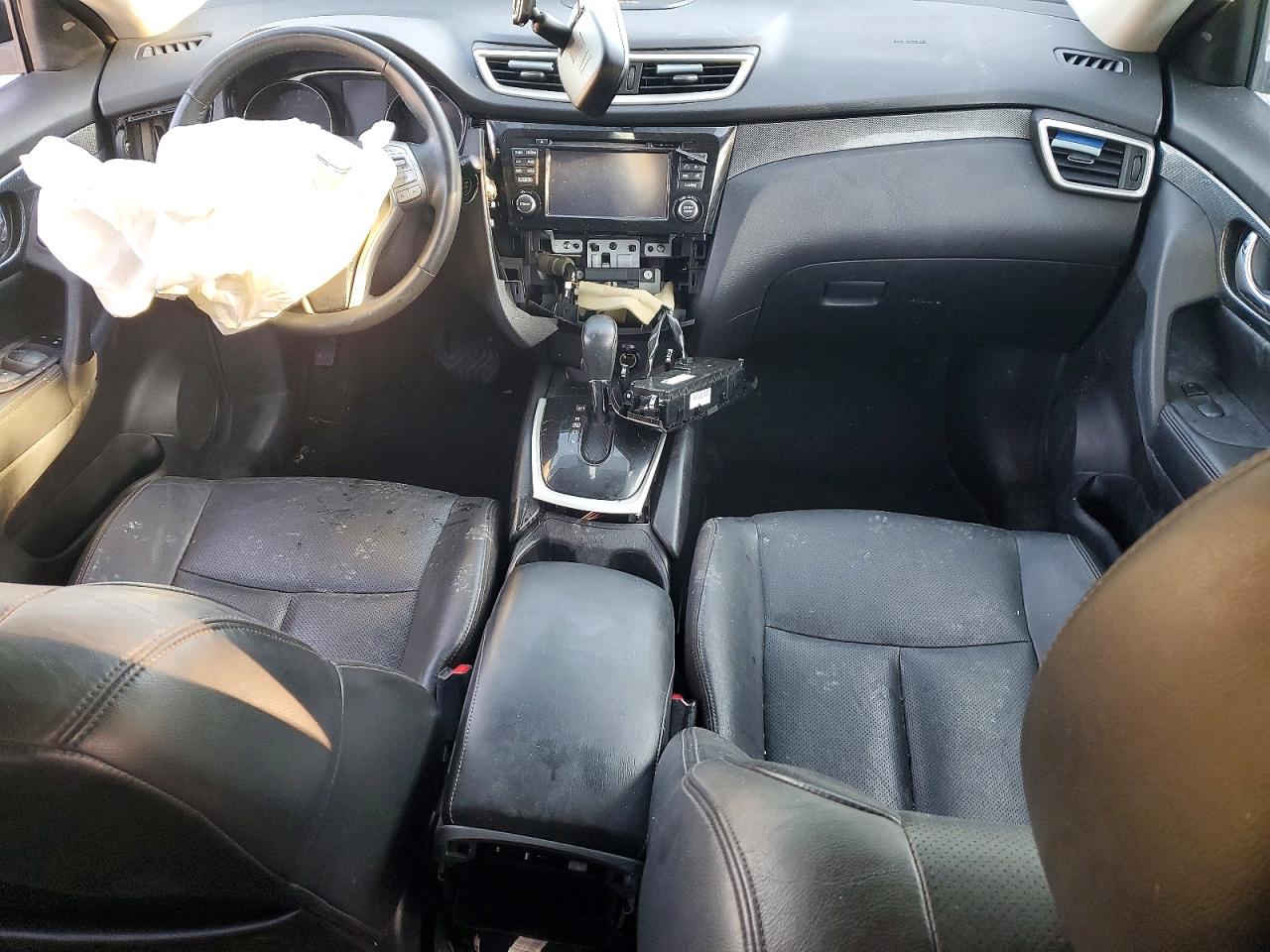 2015 Nissan Rogue Sl White vin: 5N1AT2MV9FC797395