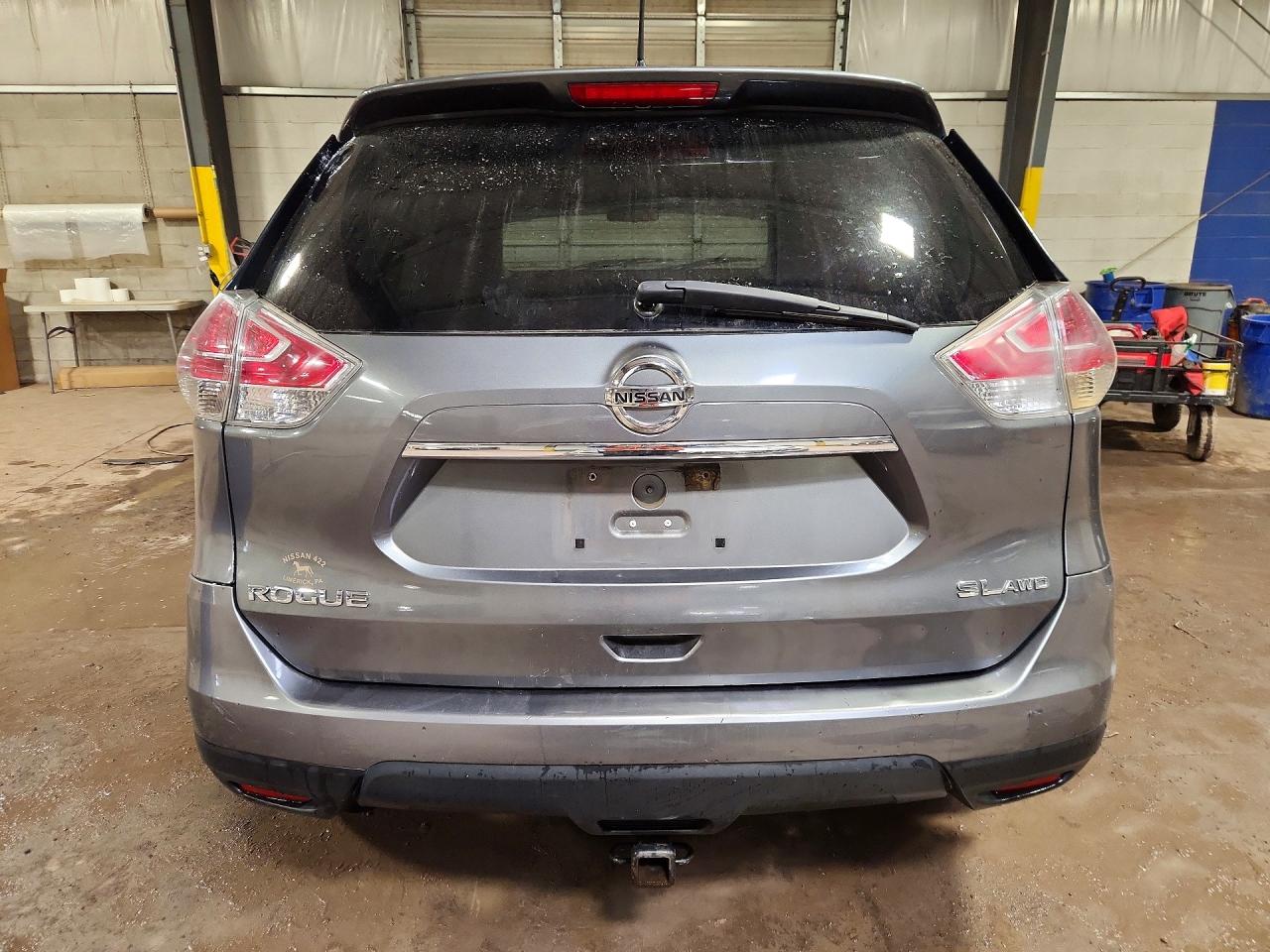 2015 Nissan Rogue Sl Gray vin: 5N1AT2MV9FC812512