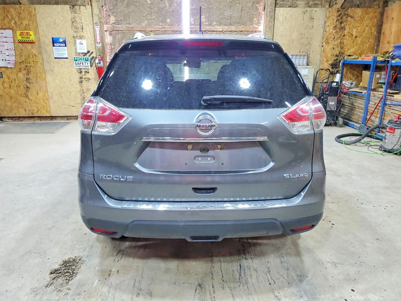2015 Nissan Rogue Sl Gray vin: 5N1AT2MV9FC813191