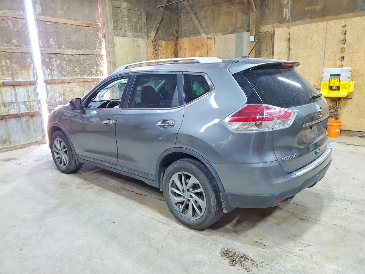 2015 Nissan Rogue Sl Gray vin: 5N1AT2MV9FC813191