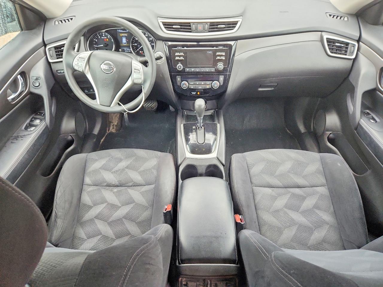 2015 Nissan Rogue Sv Синий vin: 5N1AT2MV9FC818021