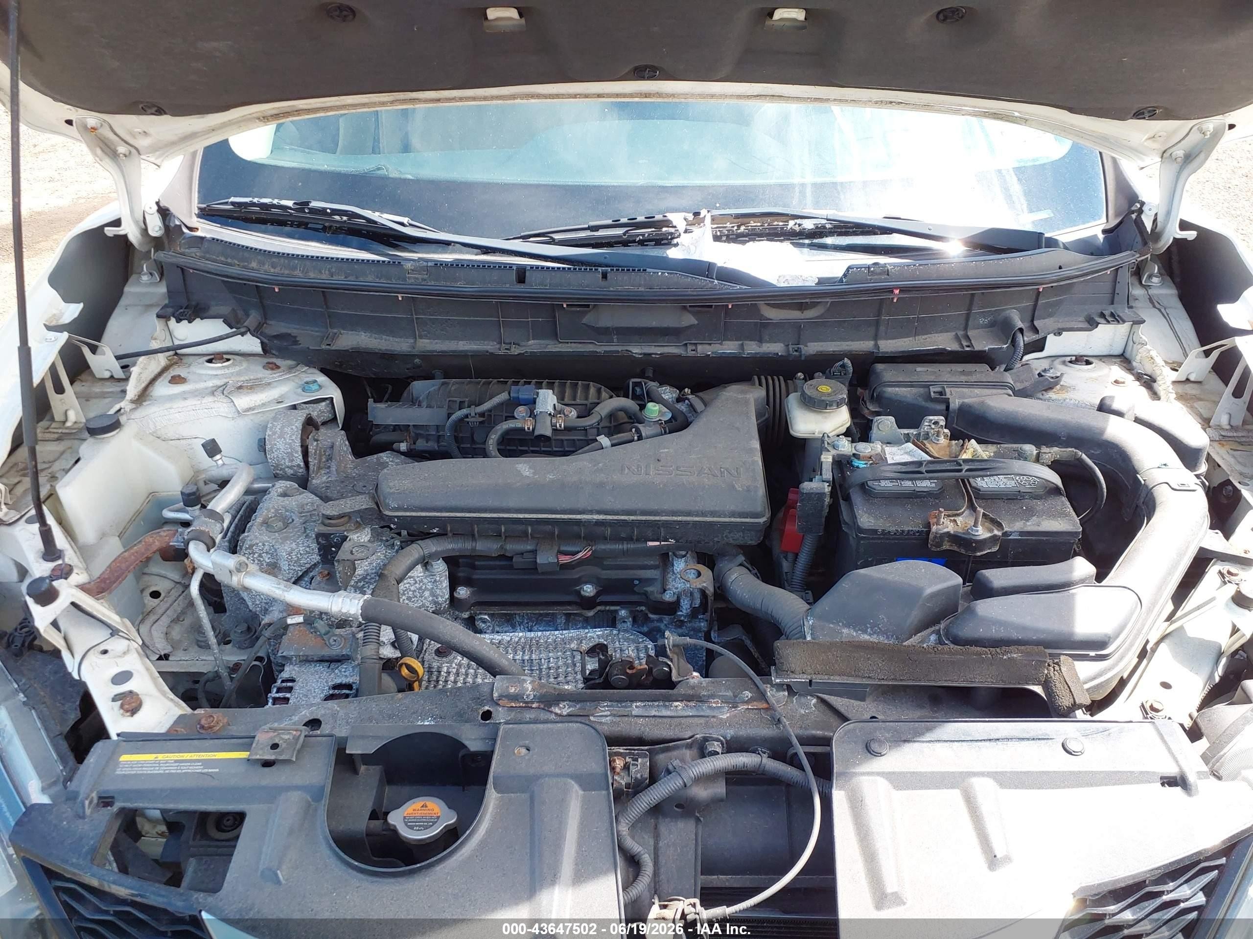 2015 Nissan Rogue Sv Белый vin: 5N1AT2MV9FC822330