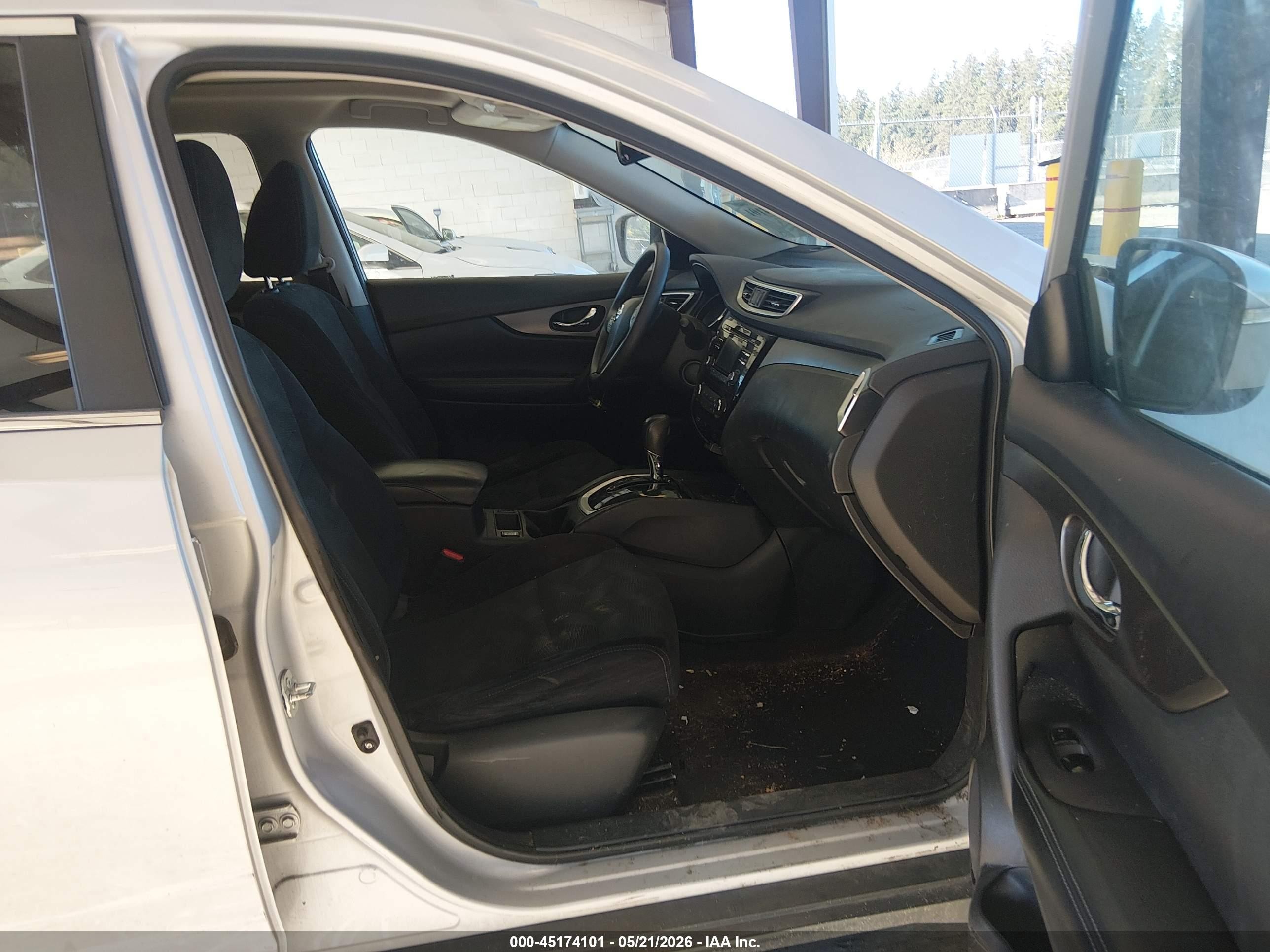 2015 Nissan Rogue S/sl/sv Silver vin: 5N1AT2MV9FC824501