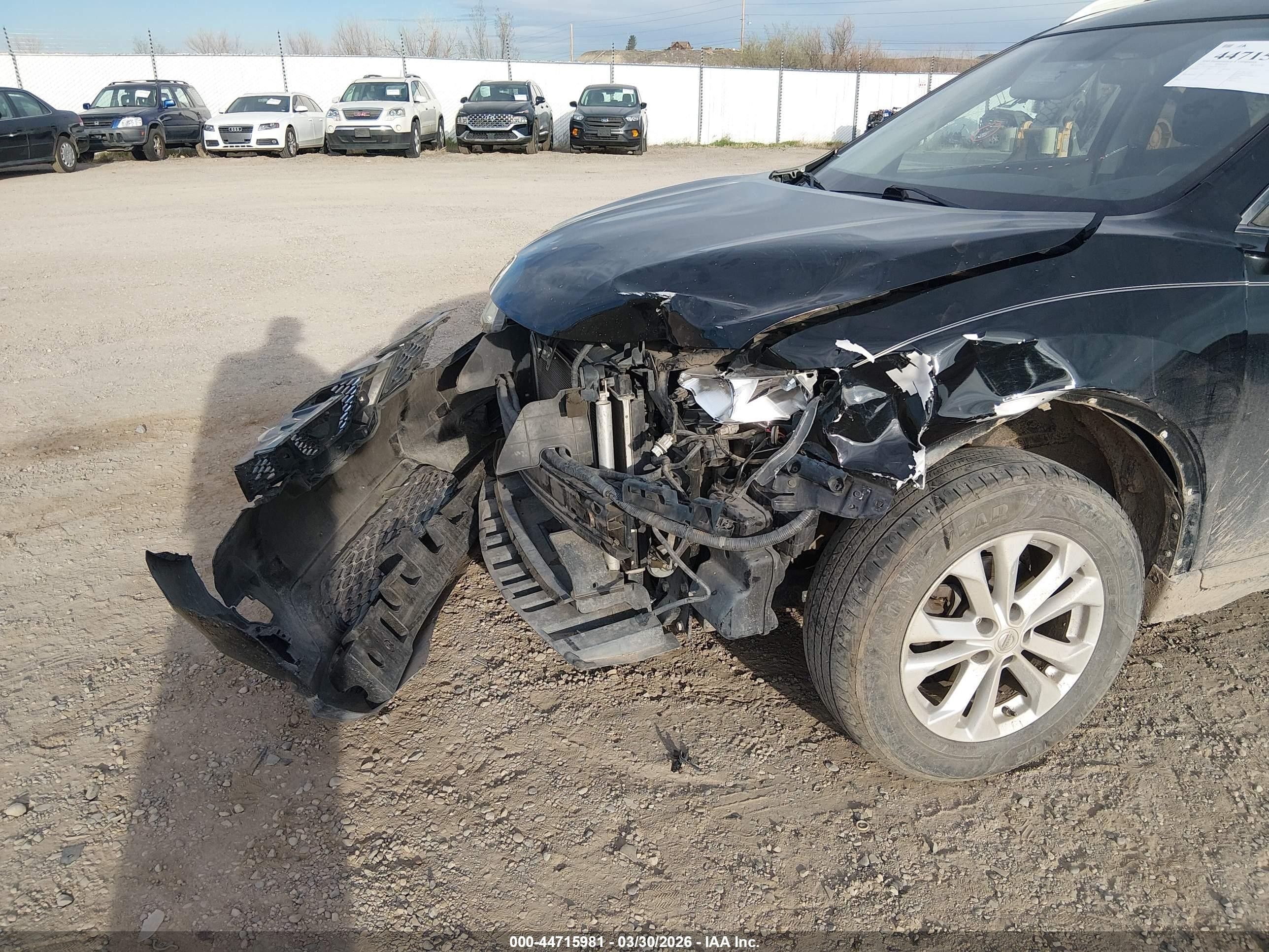 2015 Nissan Rogue Sv Black vin: 5N1AT2MV9FC825356