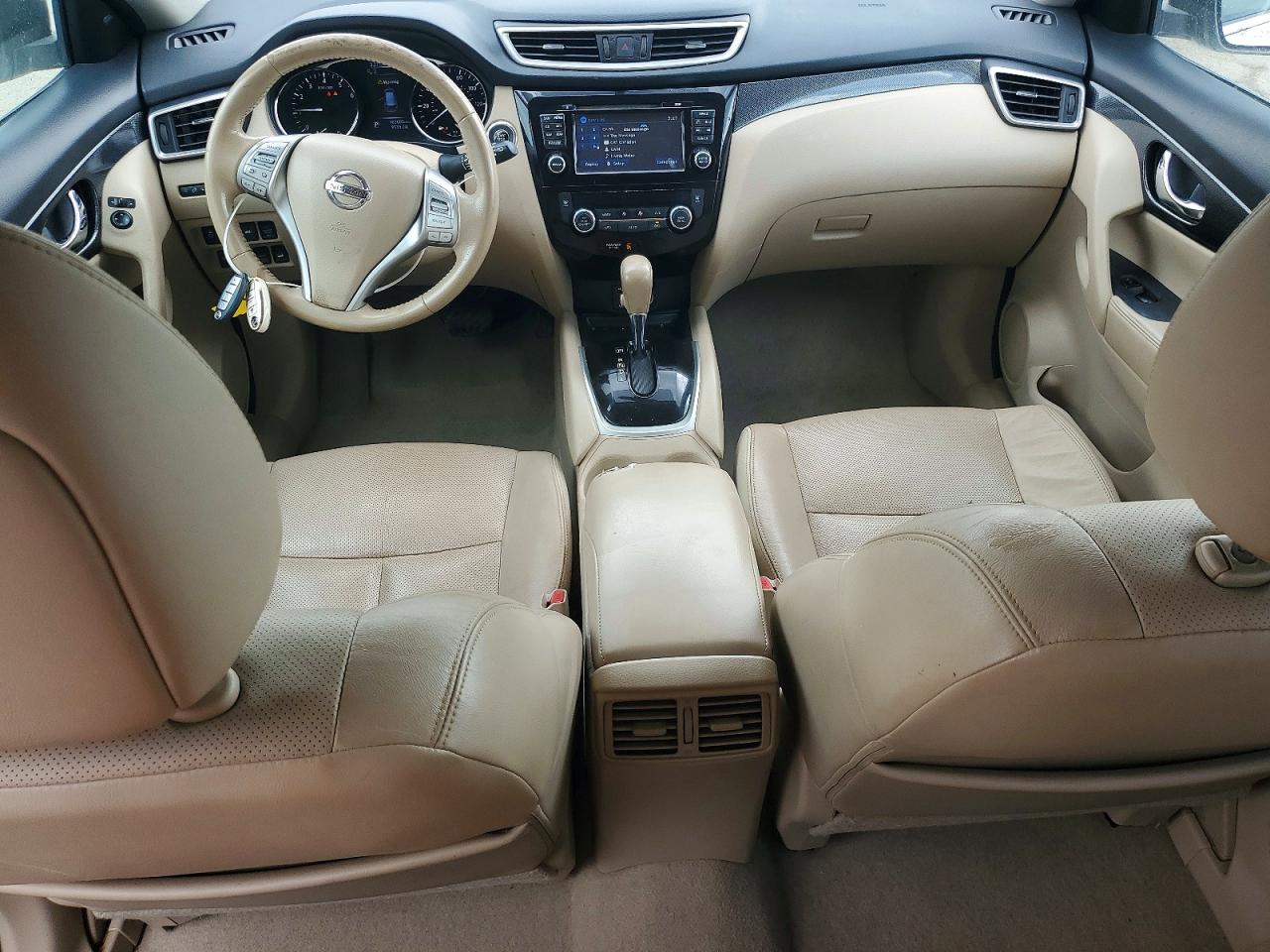 2015 Nissan Rogue Sl Белый vin: 5N1AT2MV9FC833344