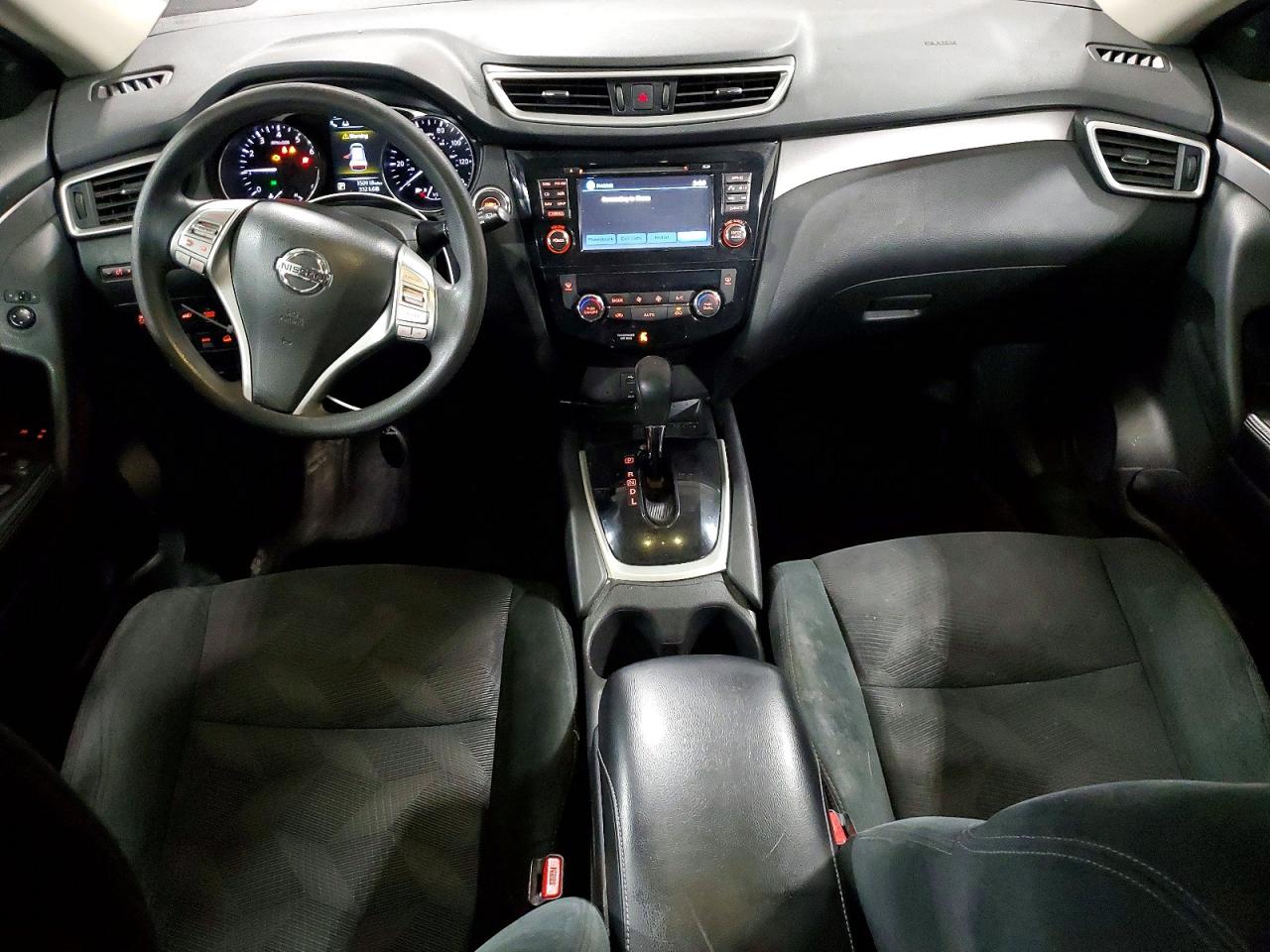 2015 Nissan Rogue Sv Red vin: 5N1AT2MV9FC838558