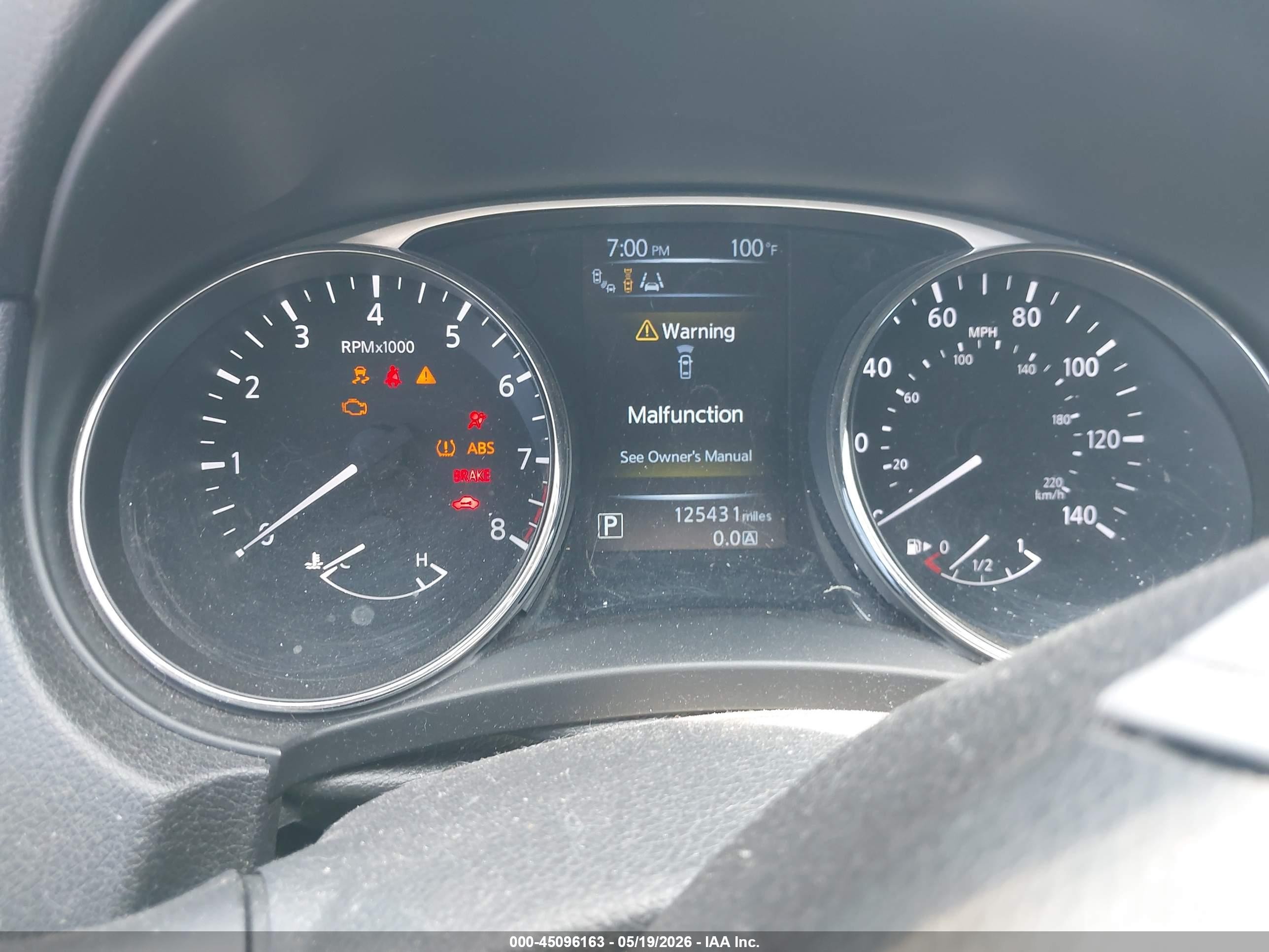 2015 Nissan Rogue Sl Navy vin: 5N1AT2MV9FC840052