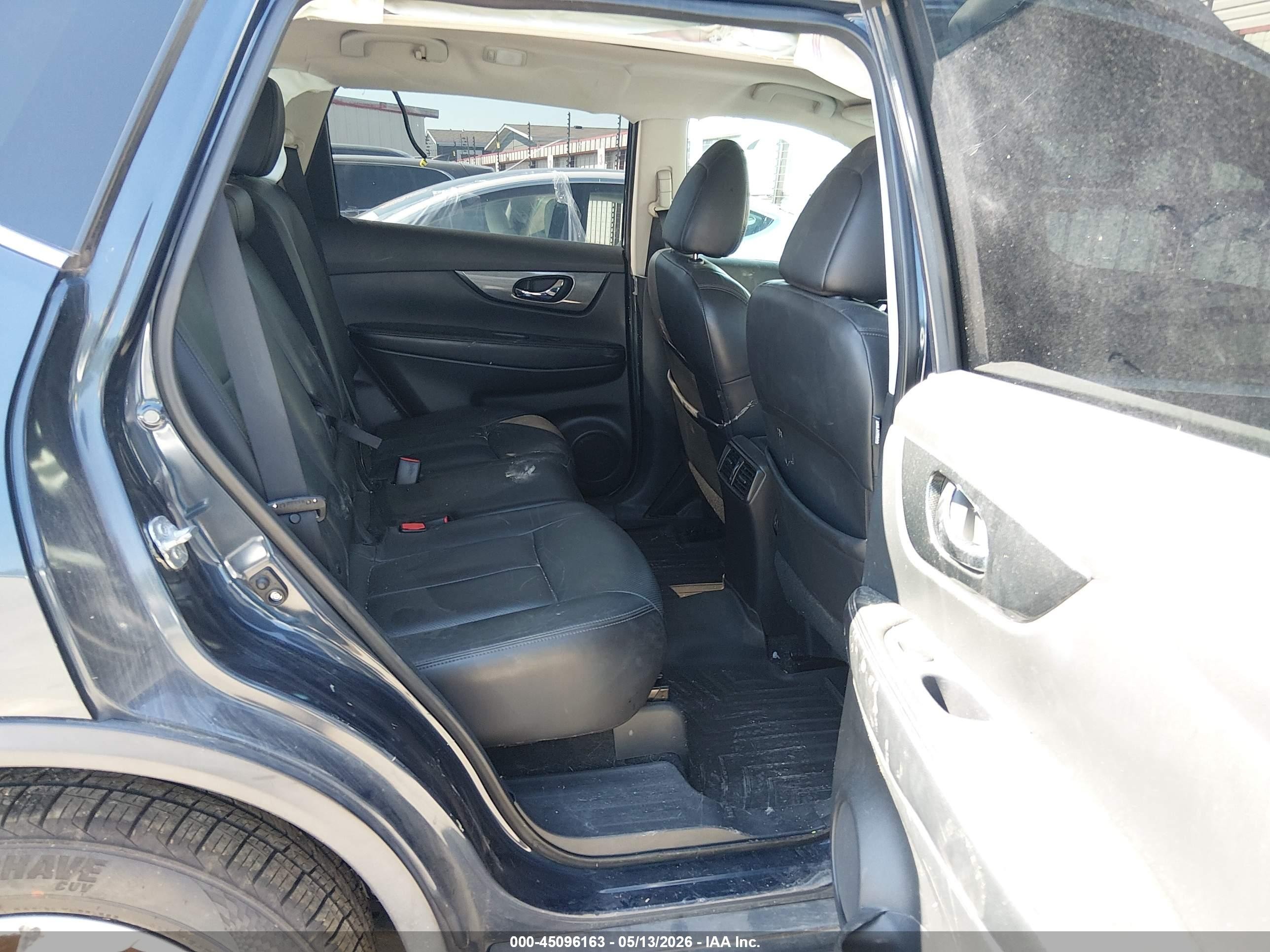 2015 Nissan Rogue Sl Navy vin: 5N1AT2MV9FC840052