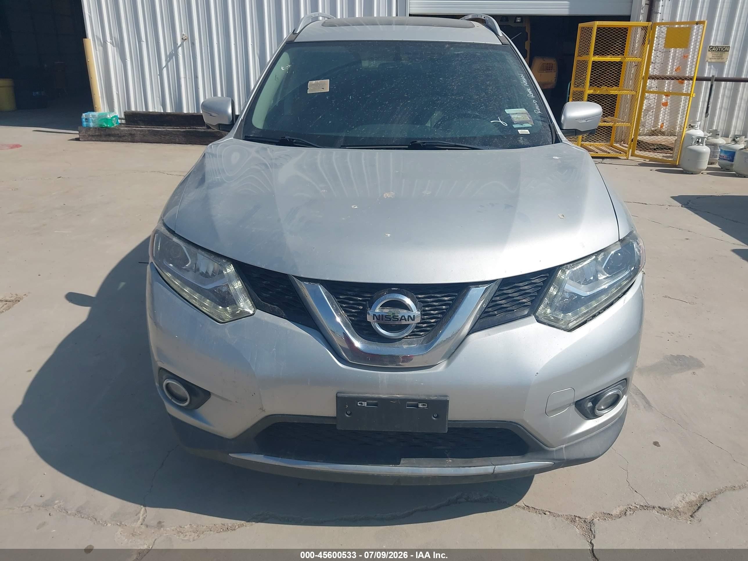 2015 Nissan Rogue Sl Silver vin: 5N1AT2MV9FC862097