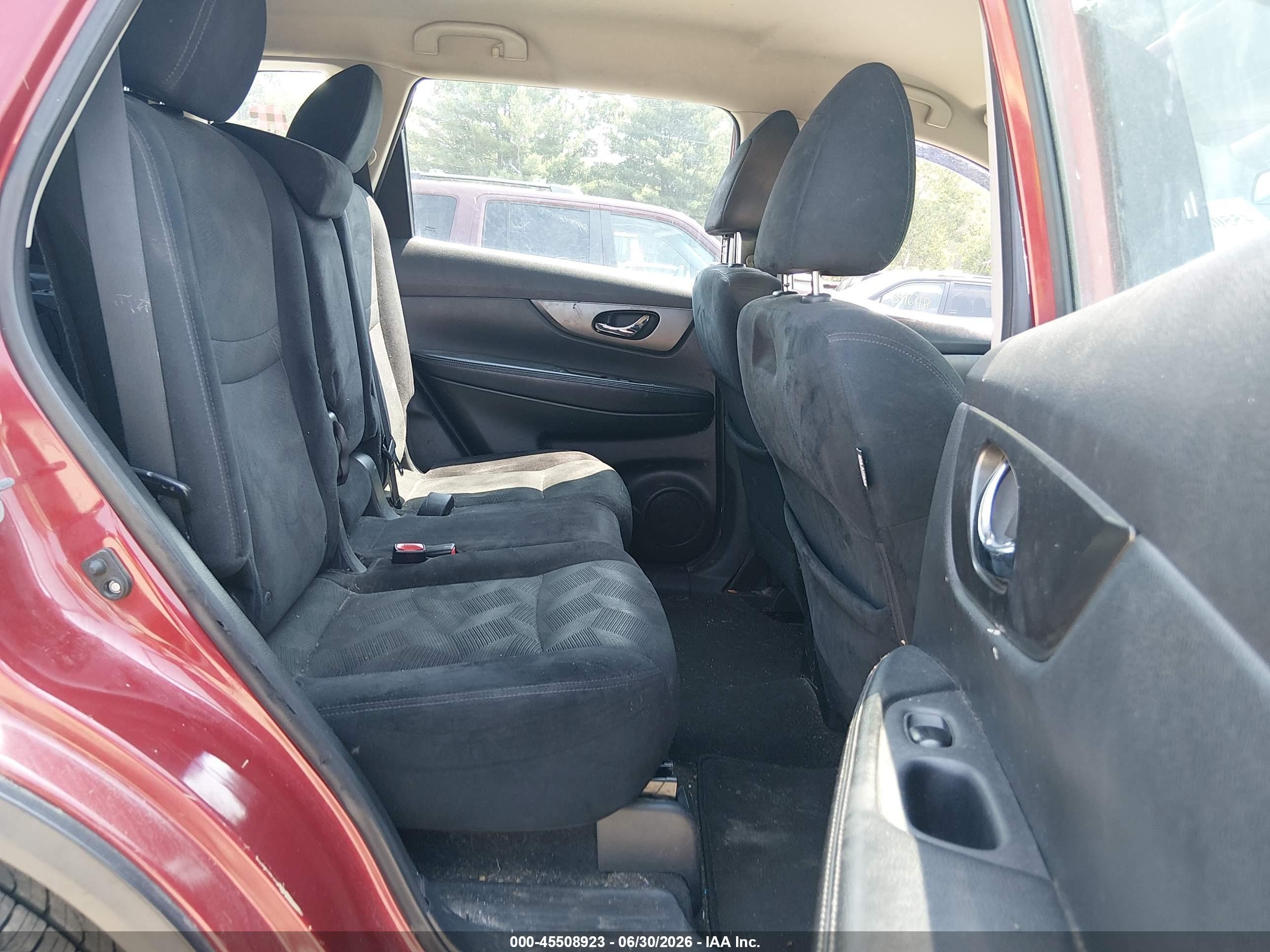2015 Nissan Rogue S/sl/sv Red vin: 5N1AT2MV9FC864450