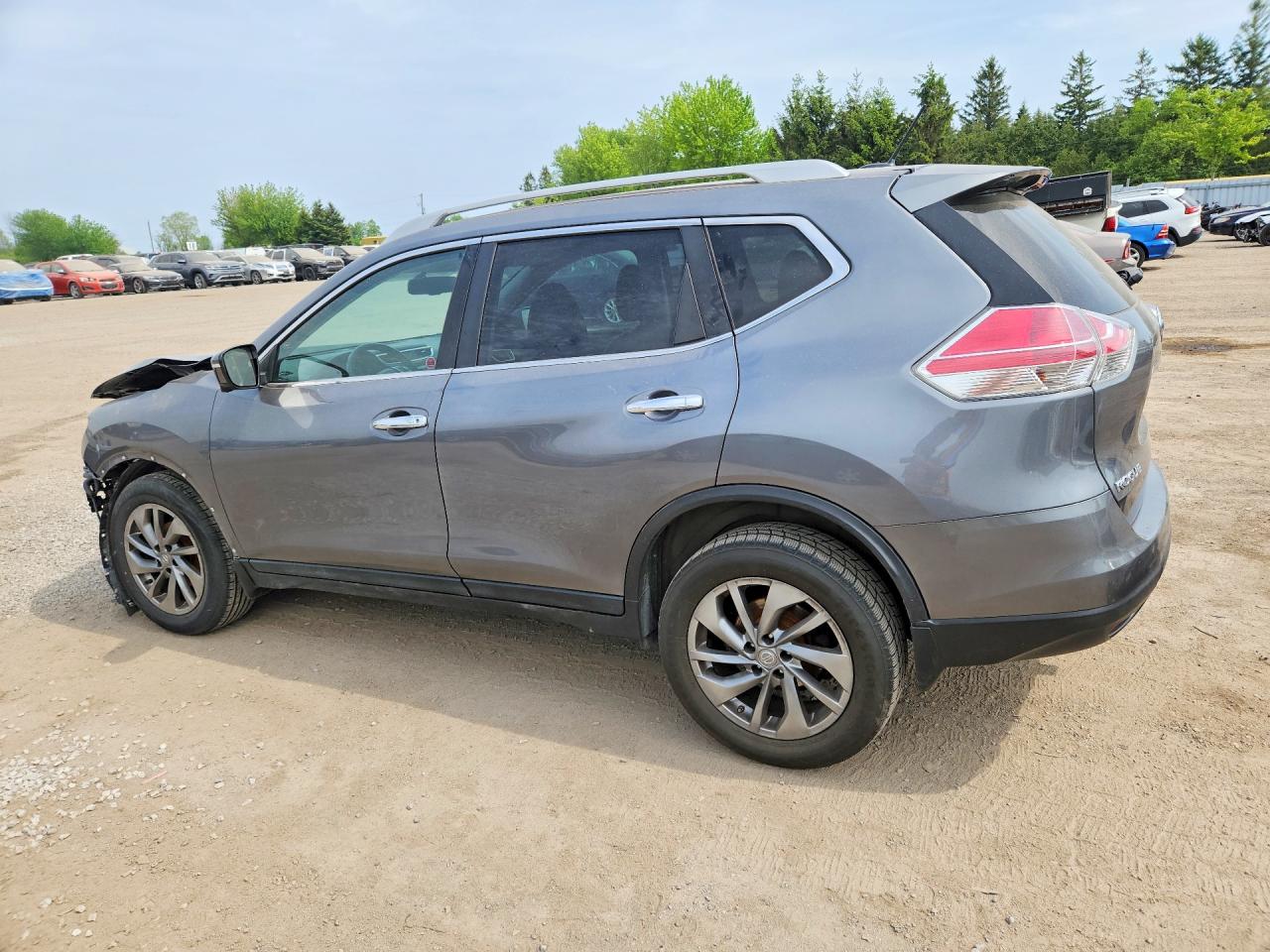2015 Nissan Rogue S Gray vin: 5N1AT2MV9FC877229