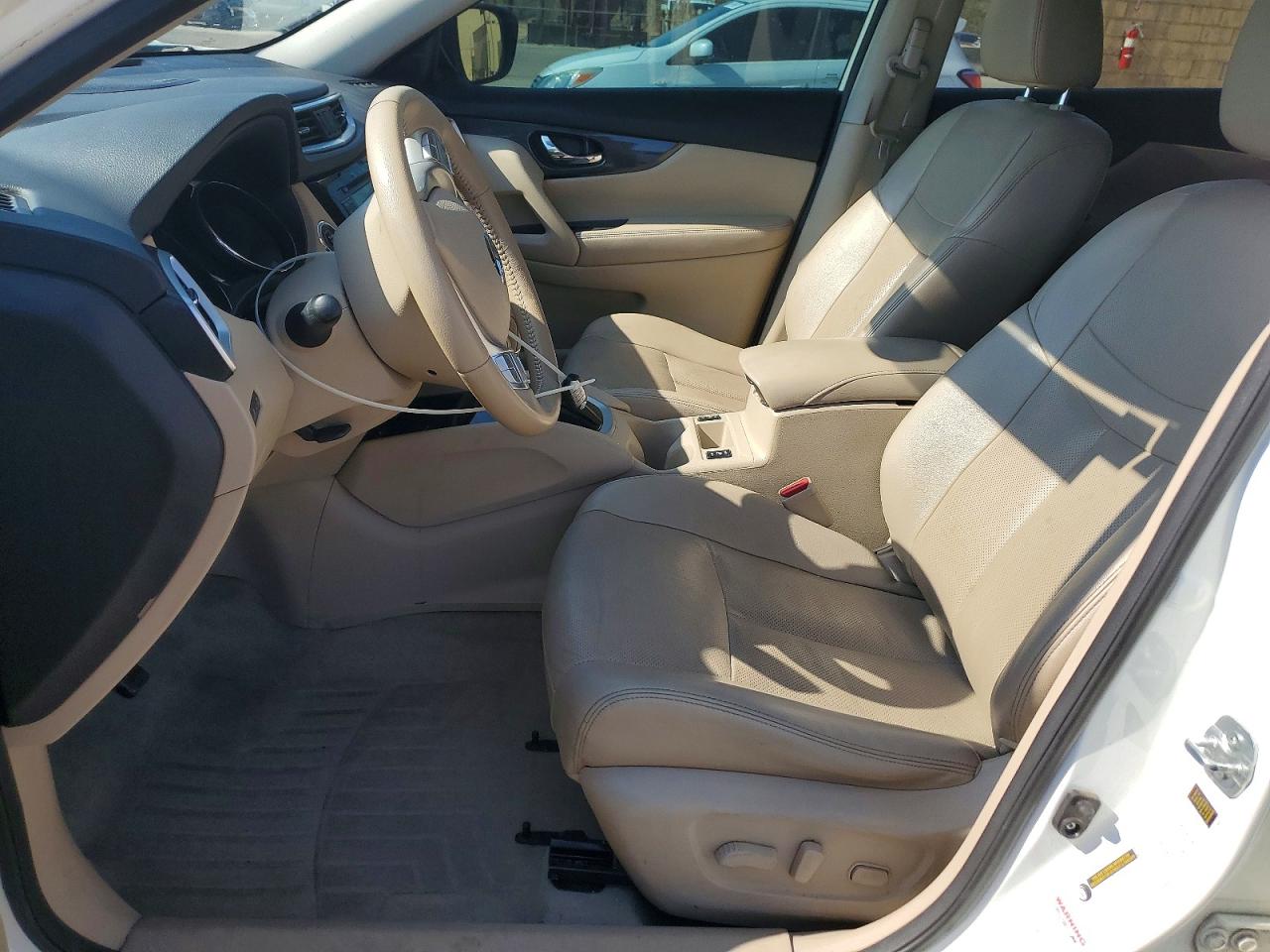 2015 Nissan Rogue Sl Белый vin: 5N1AT2MV9FC894628