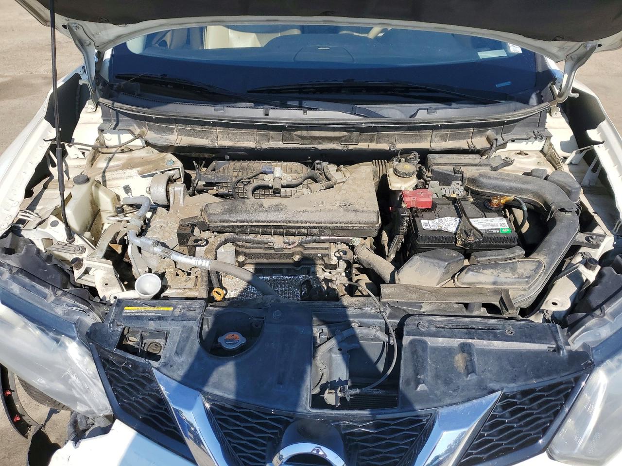 2015 Nissan Rogue Sl Белый vin: 5N1AT2MV9FC894628